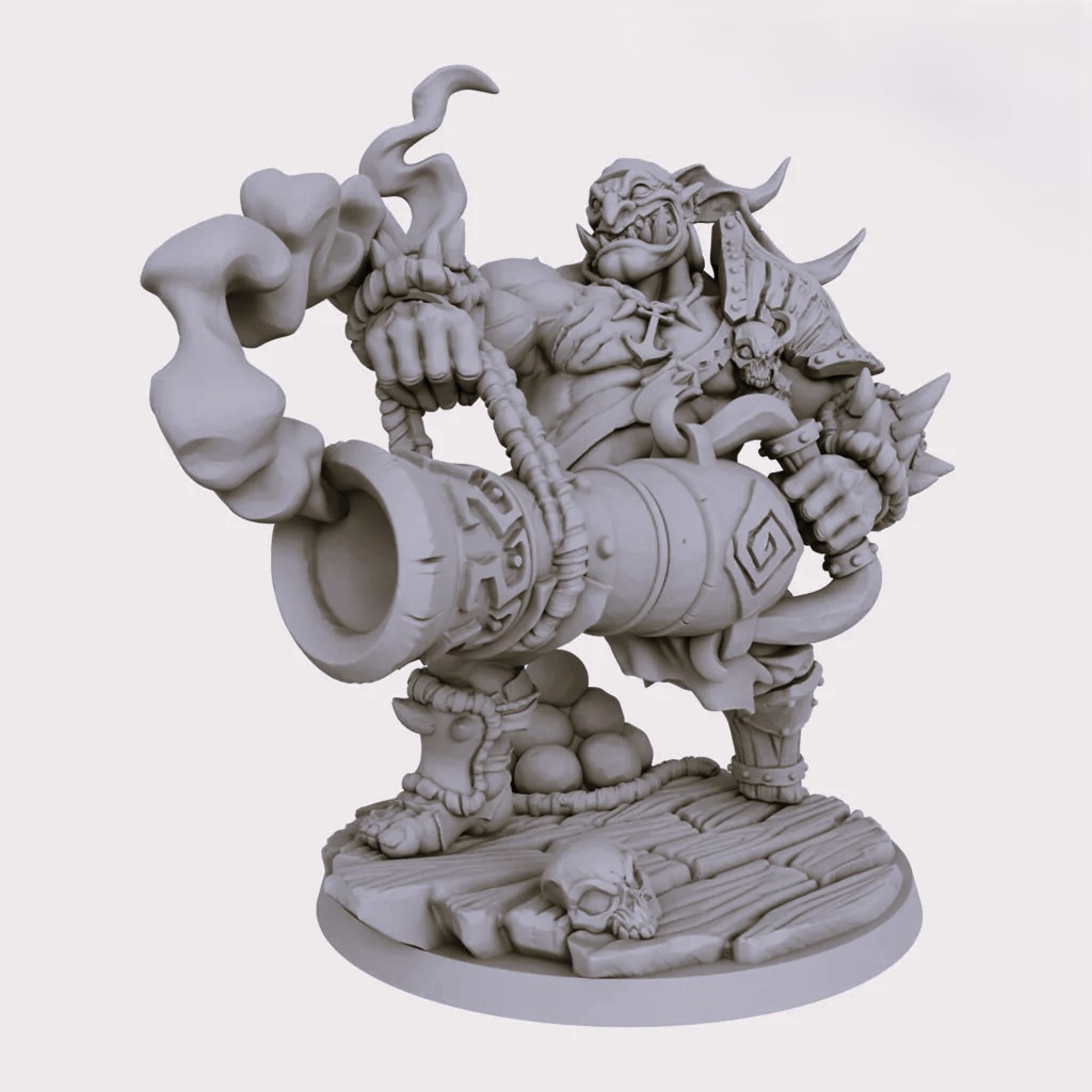 Ogre Chief Cannon Mounted or Unmounted