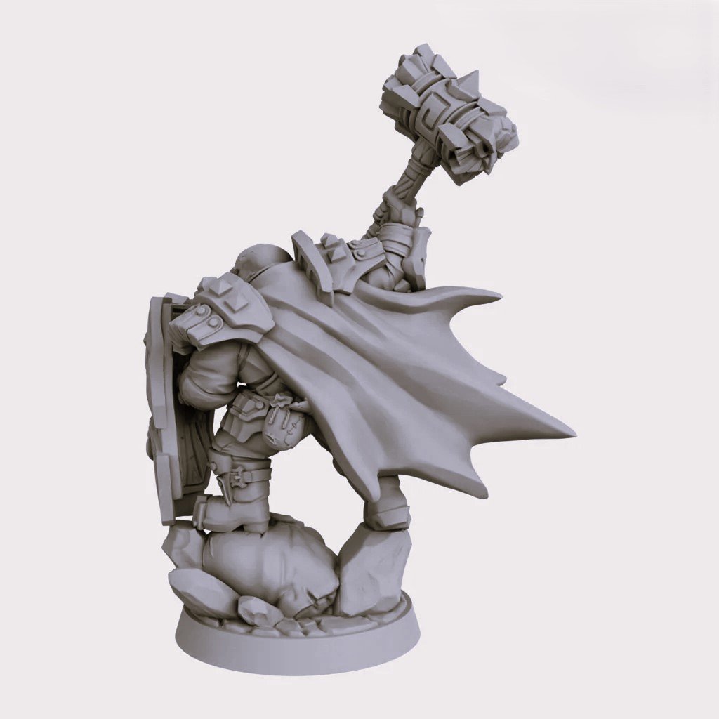 Dwarf Ogre Slayer, Fighter, Paladin