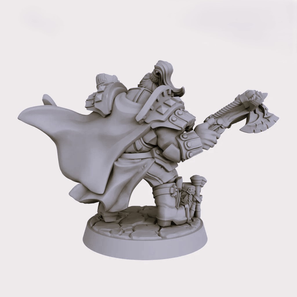 Dwarf Hornblower, Ranger, Fighter