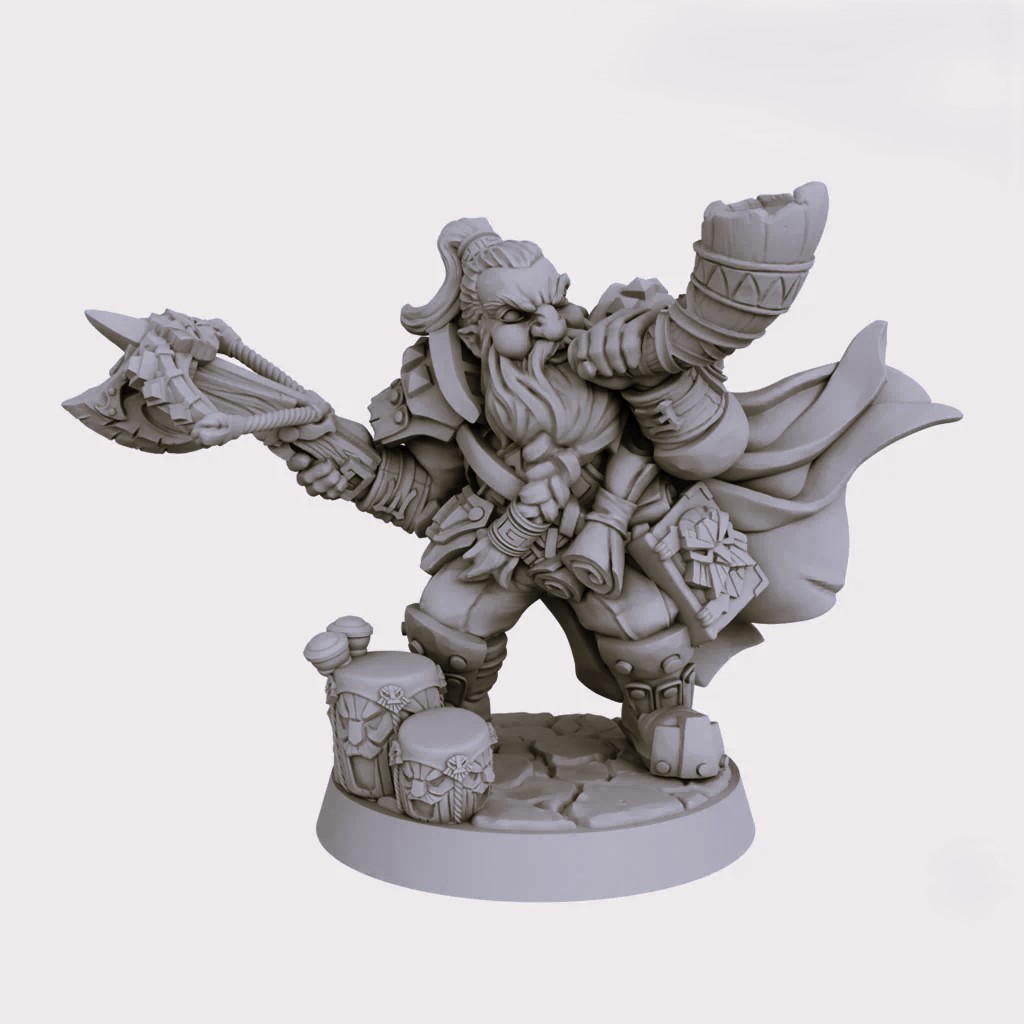 Dwarf Hornblower, Ranger, Fighter