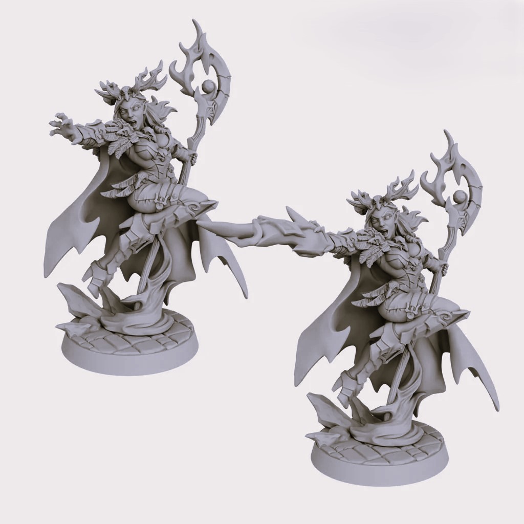 Elf Druid, Dryad, Sorcereress, Witch, Wizard