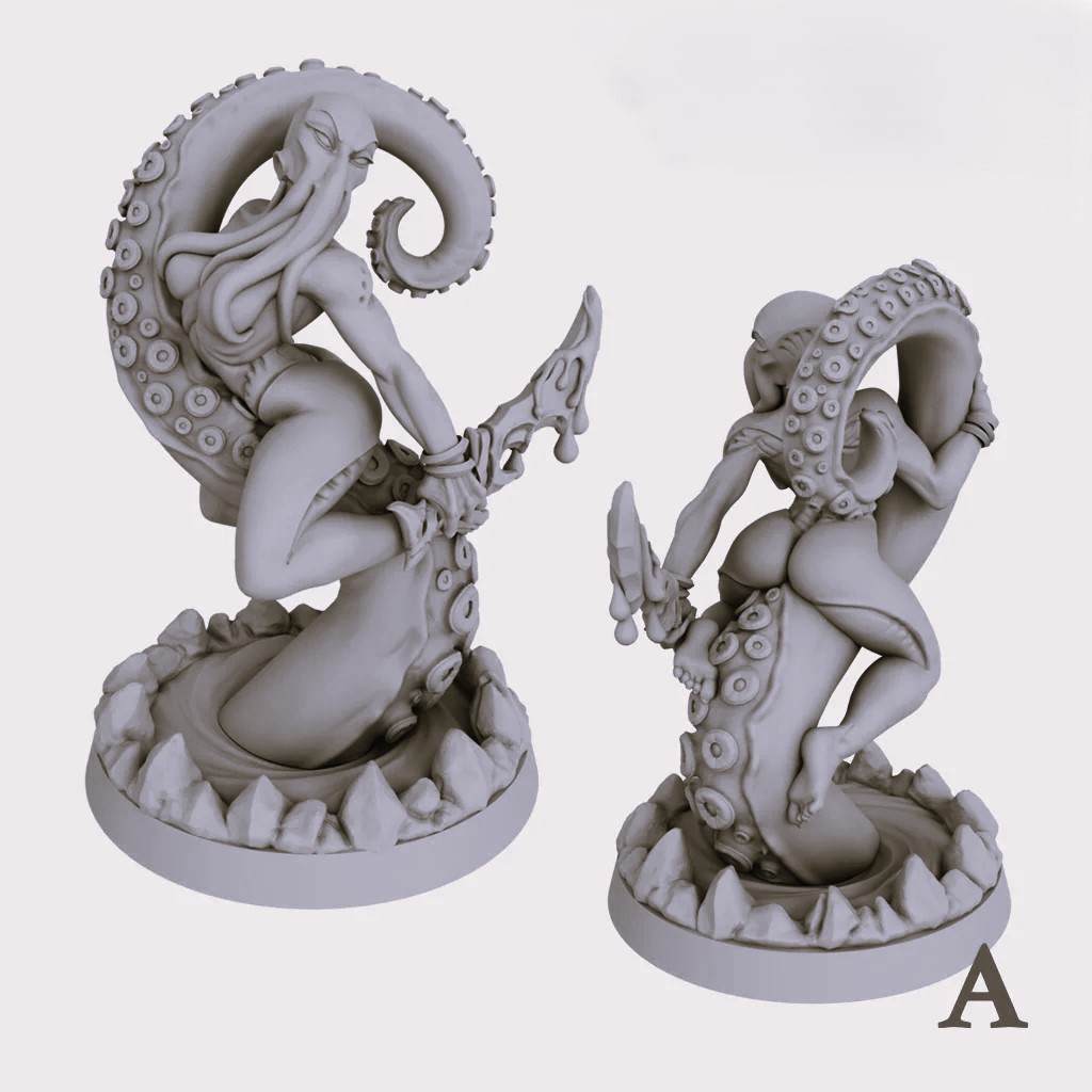 Saskia - The Provocative Illithid Beauty