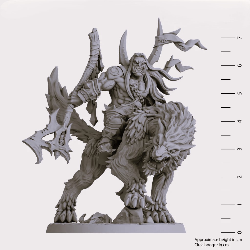 Orc Mauler Mounted on Gorefang