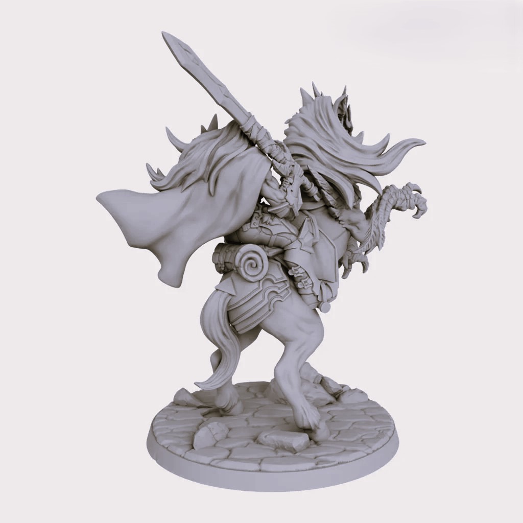 Lord Letharias Mounted On GrifStead