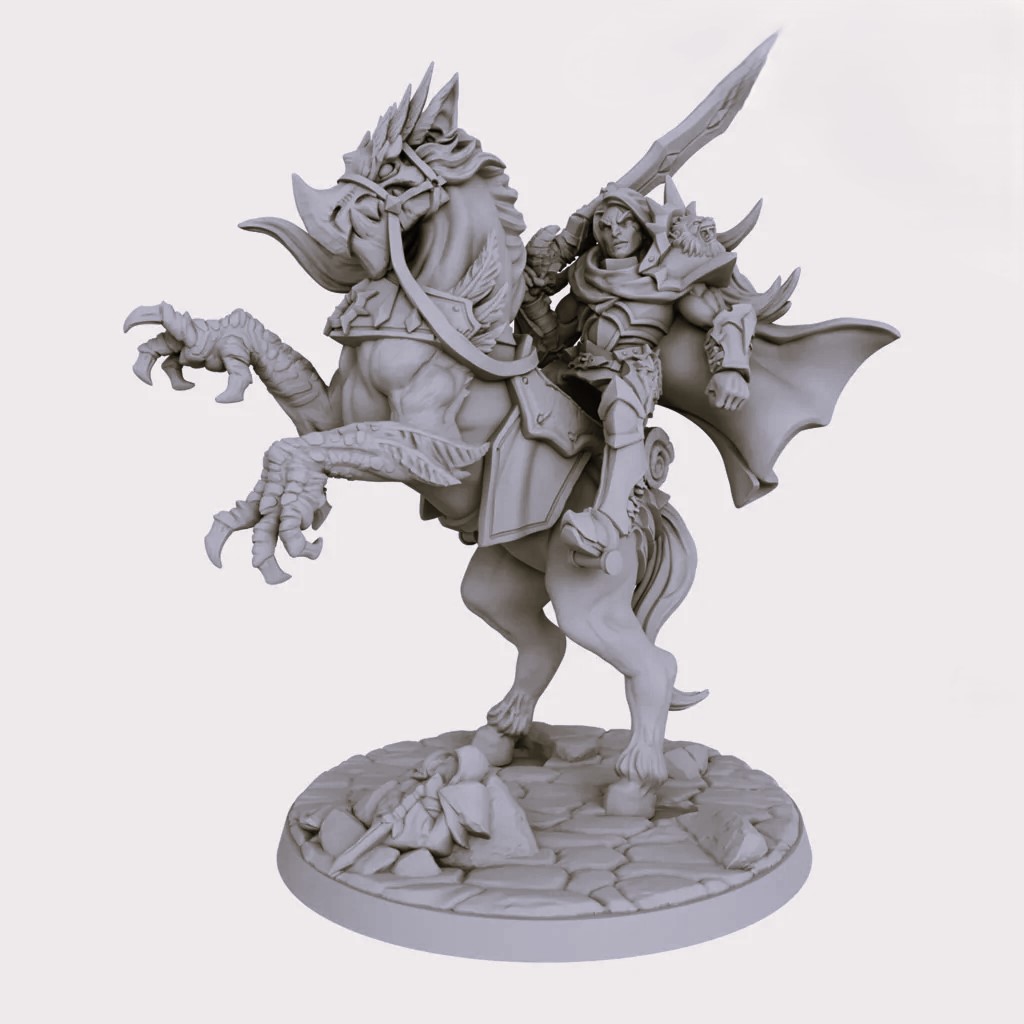 Lord Letharias Mounted On GrifStead