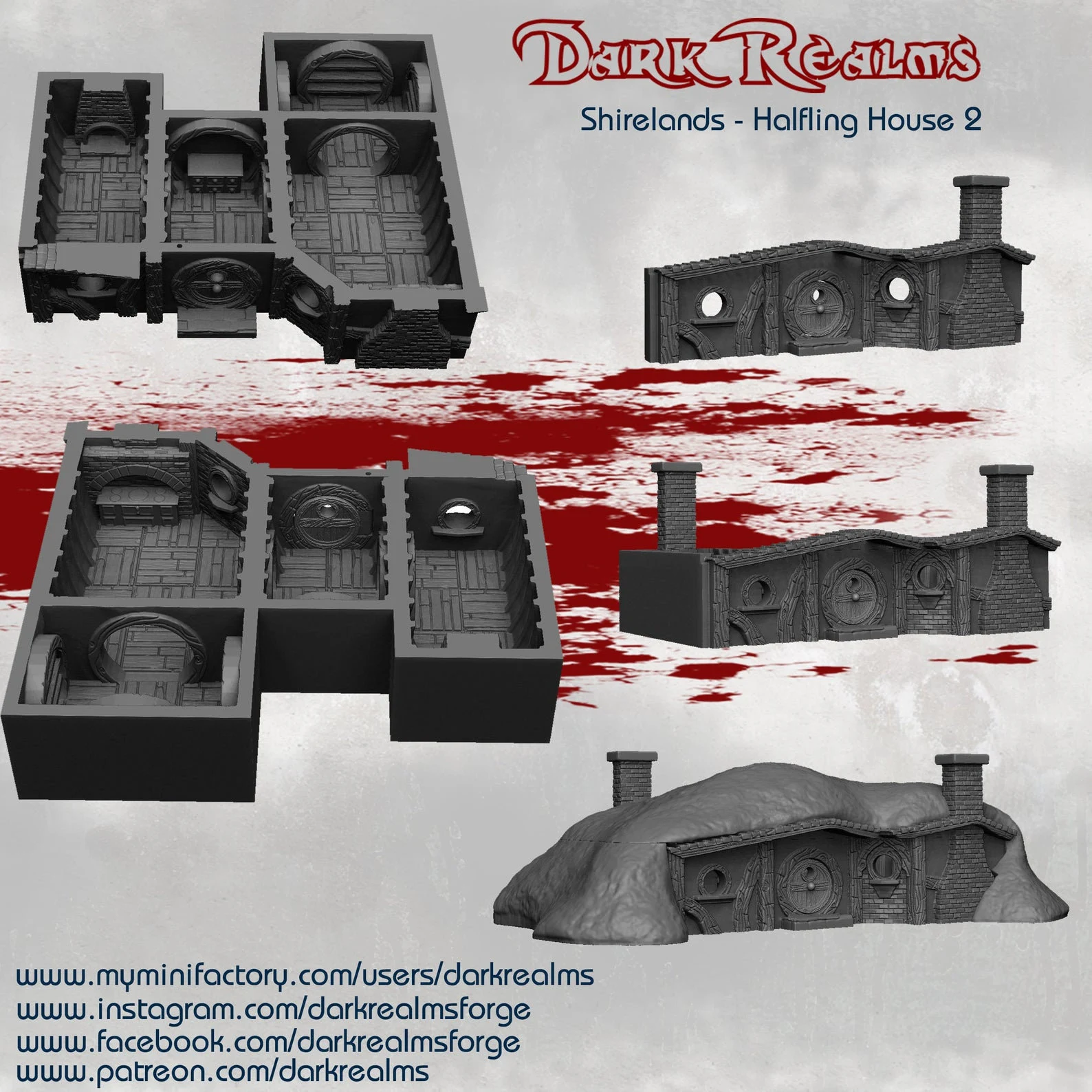 Halfling House 2 – The Shirelands - LOTR