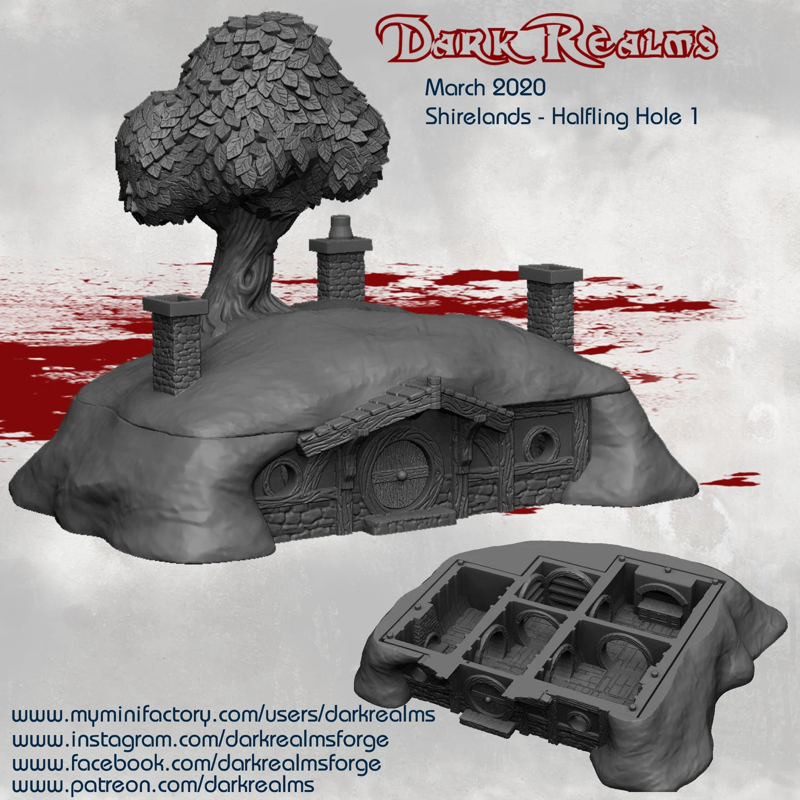 Halfling House 1 – The Shirelands - LOTR