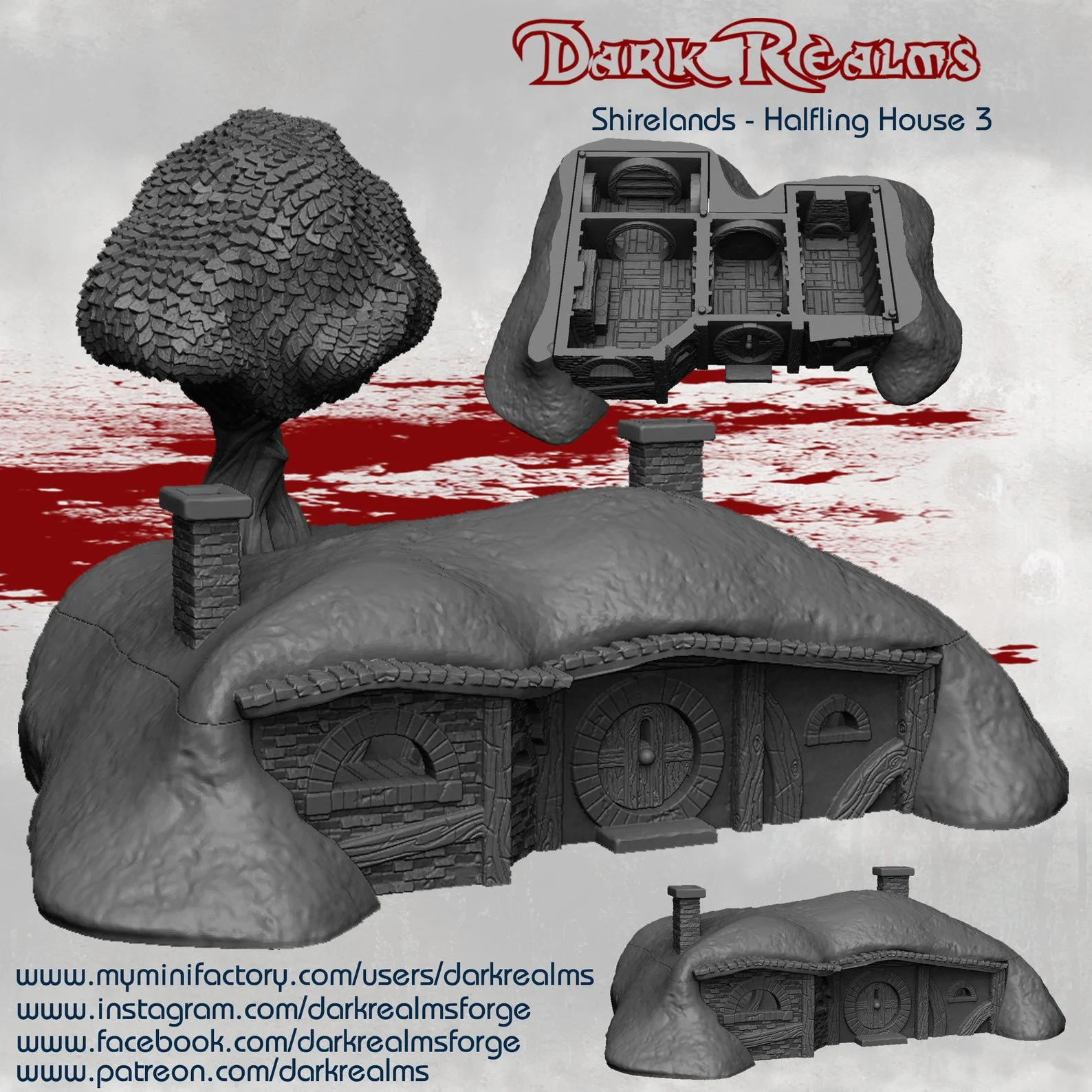 Halfling House 3 – The Shirelands - LOTR