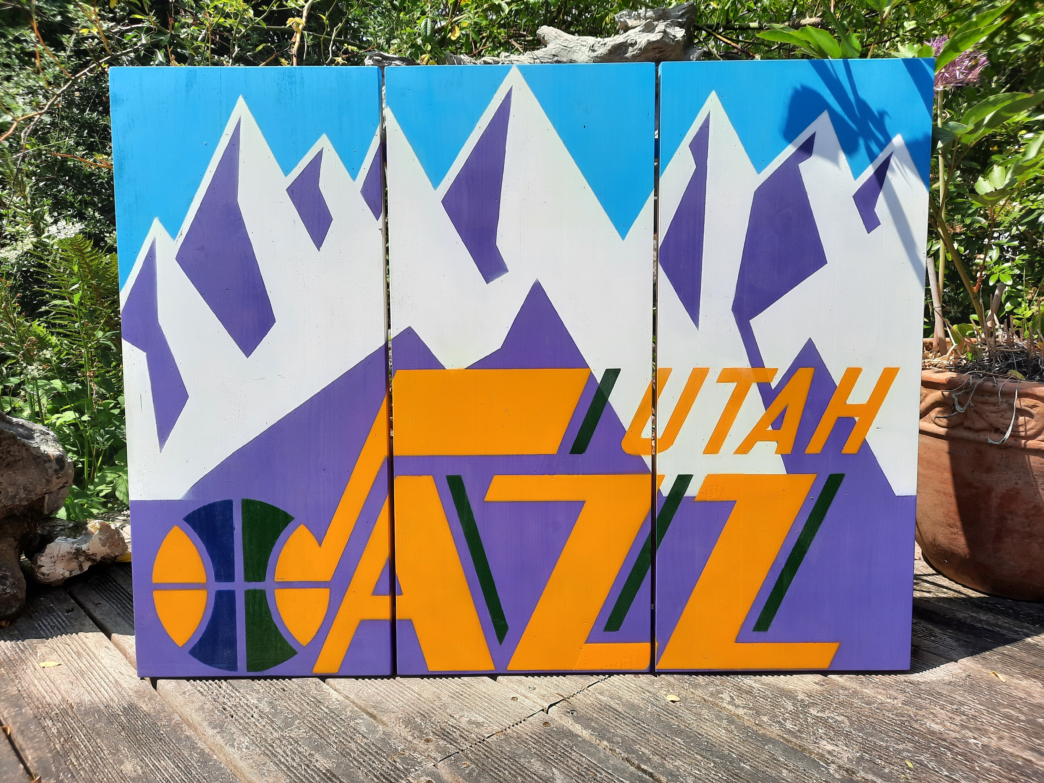 Tableau mural " City Edition " des Utah Jazz