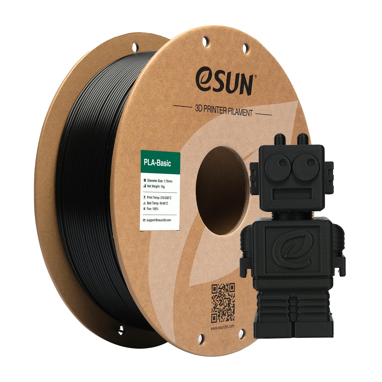 eSUN PLA-Basic Black Filament