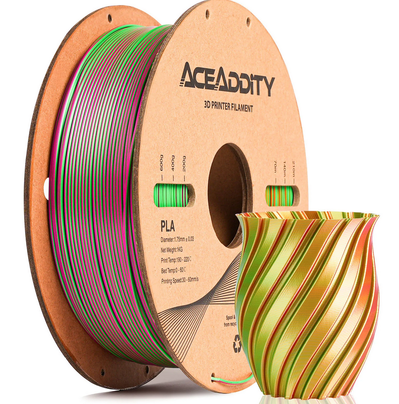ACEADITY PLA 3D Printer Filament DualColor TriColor