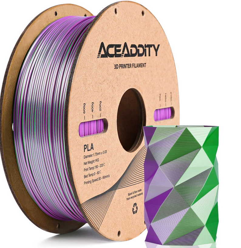 ACEADITY PLA 3D Printer Filament DualColor TriColor