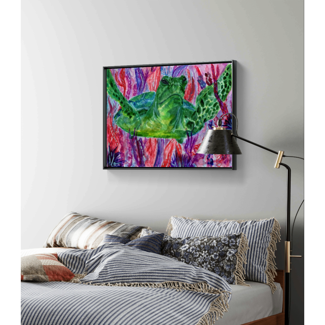 A Turtle's Dream ( Pink Background)