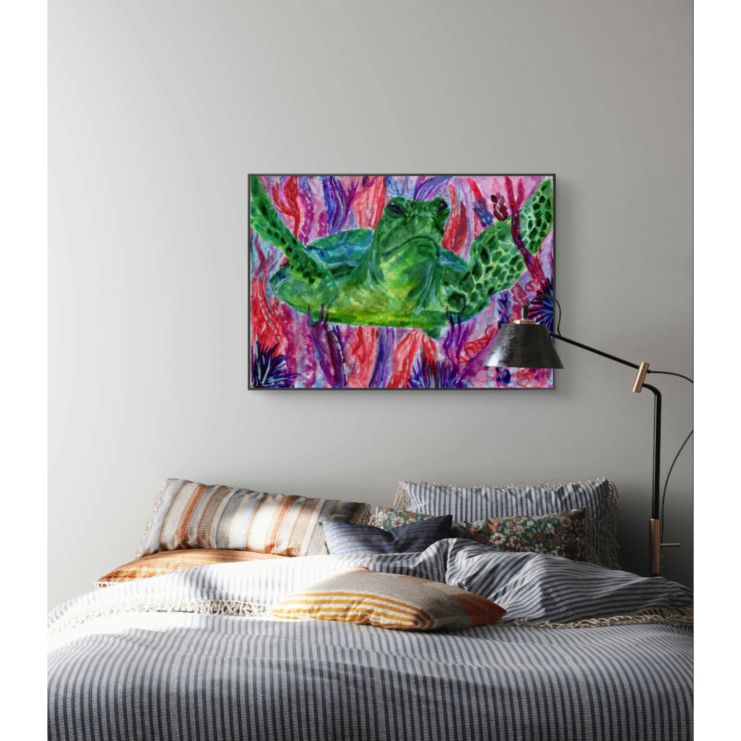 A Turtle's Dream ( Pink Background) 