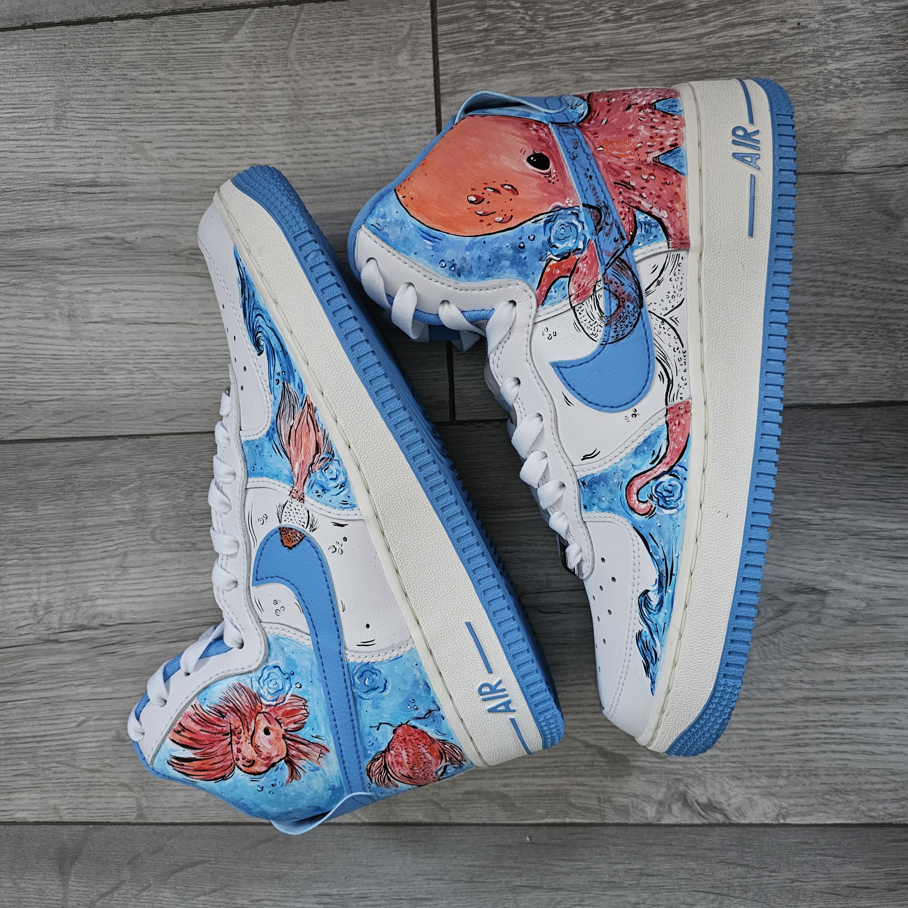 Custom Shoes - OctoJelly Splash