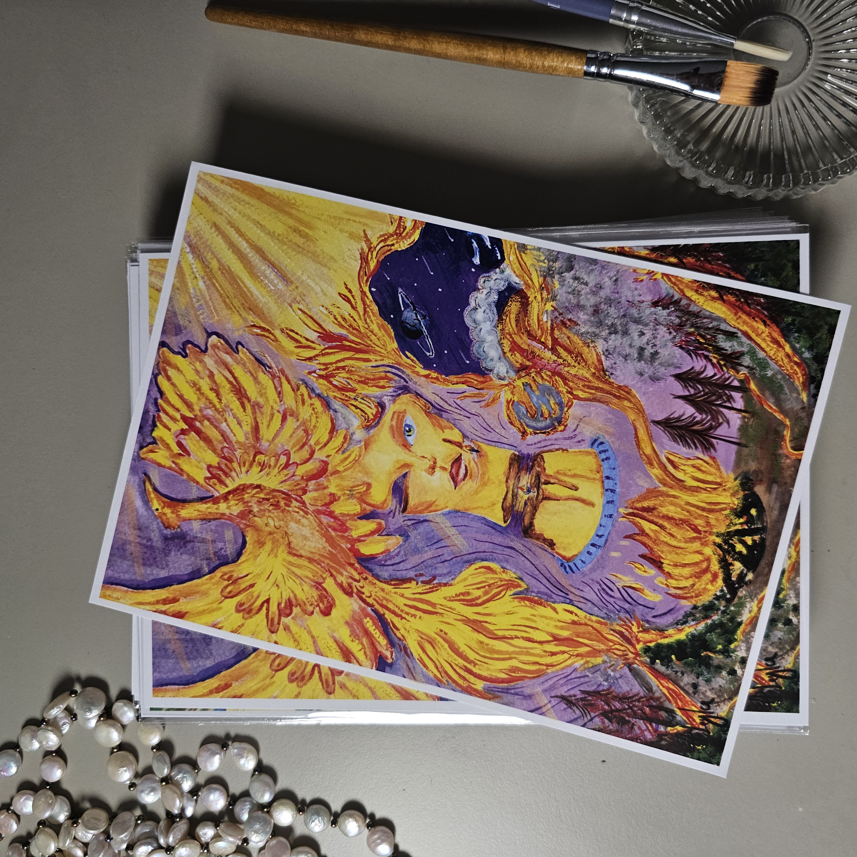 Phoenix's Embrace Print
