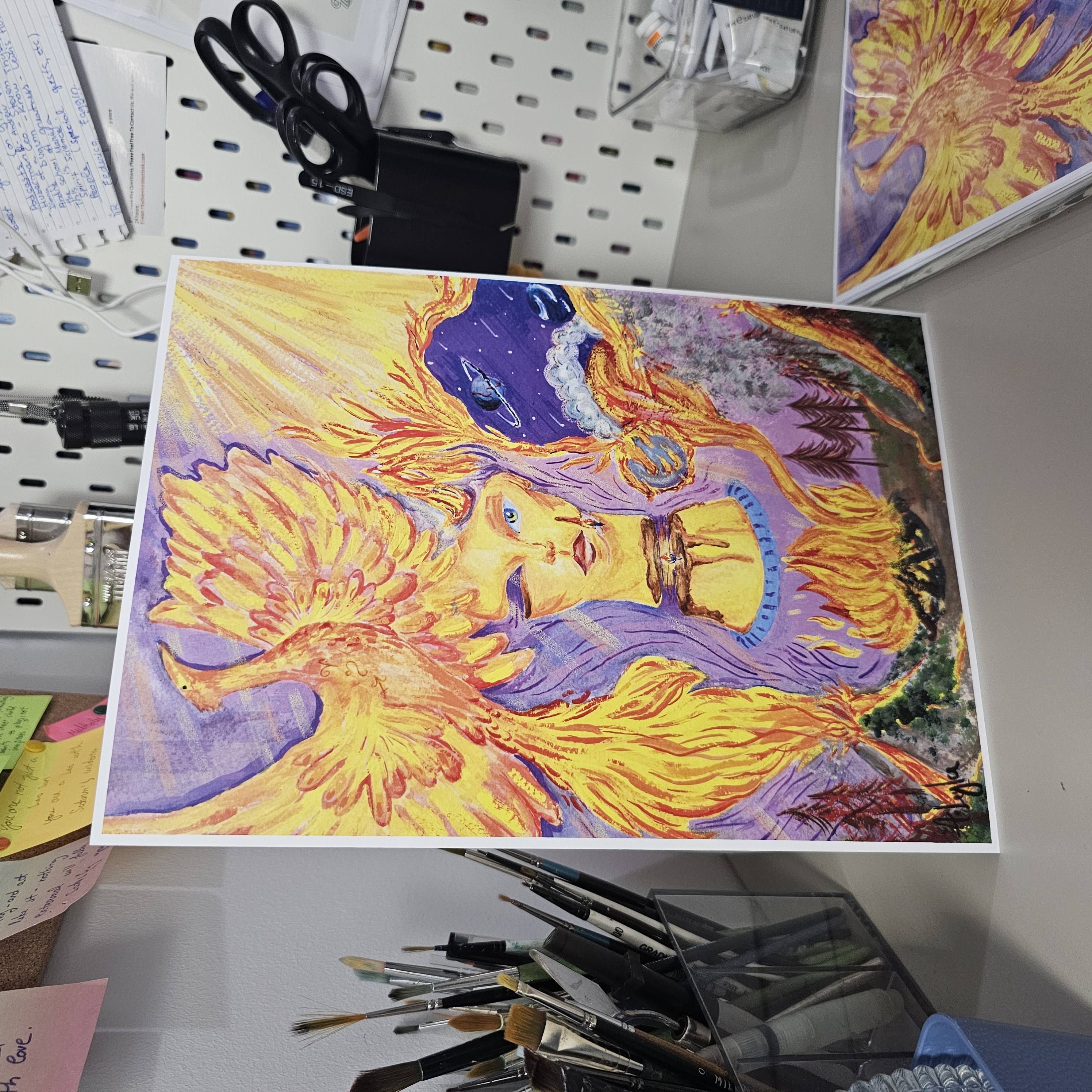 Phoenix's Embrace Print 