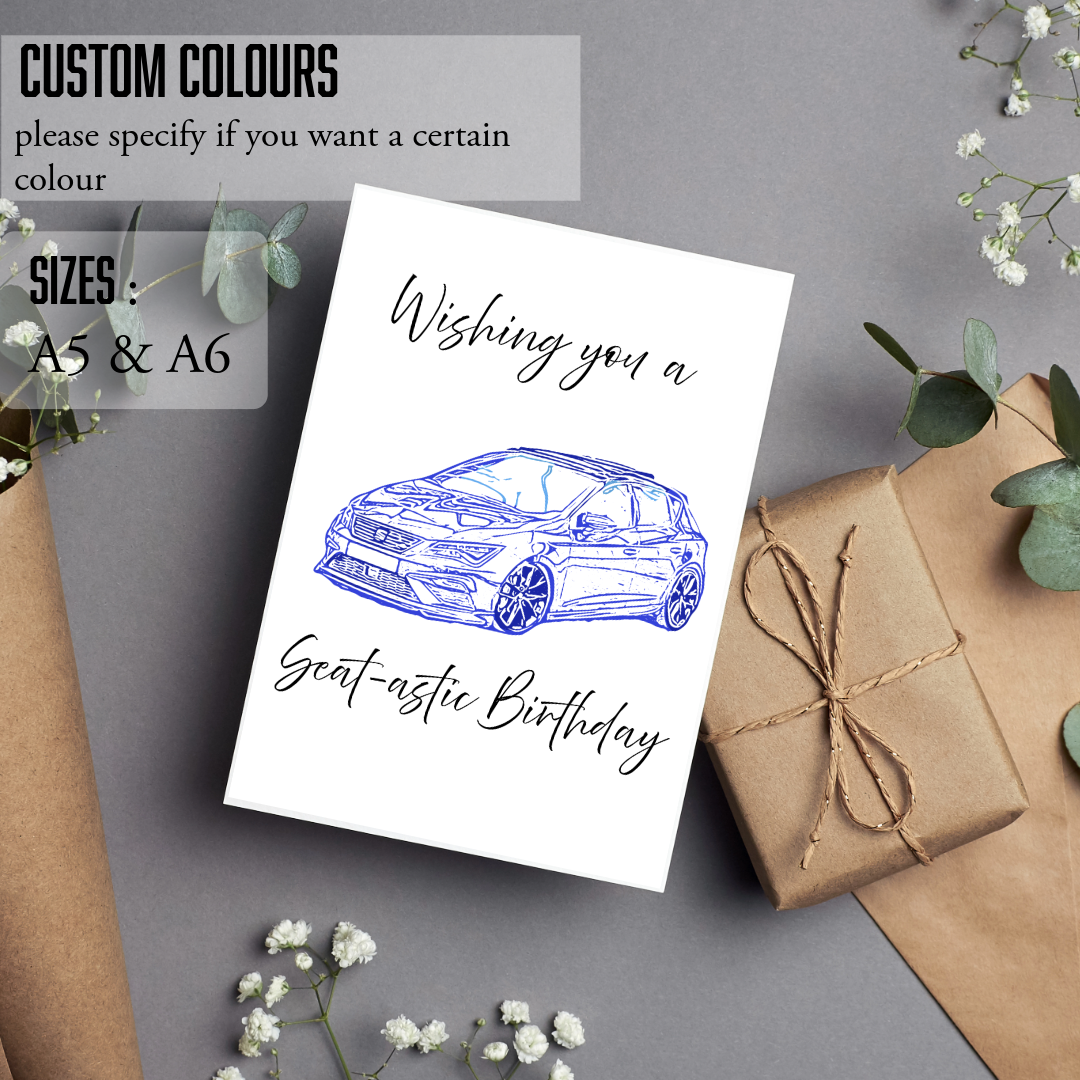 Wishing you a Seat-astic Birthday ; Birthday Card 