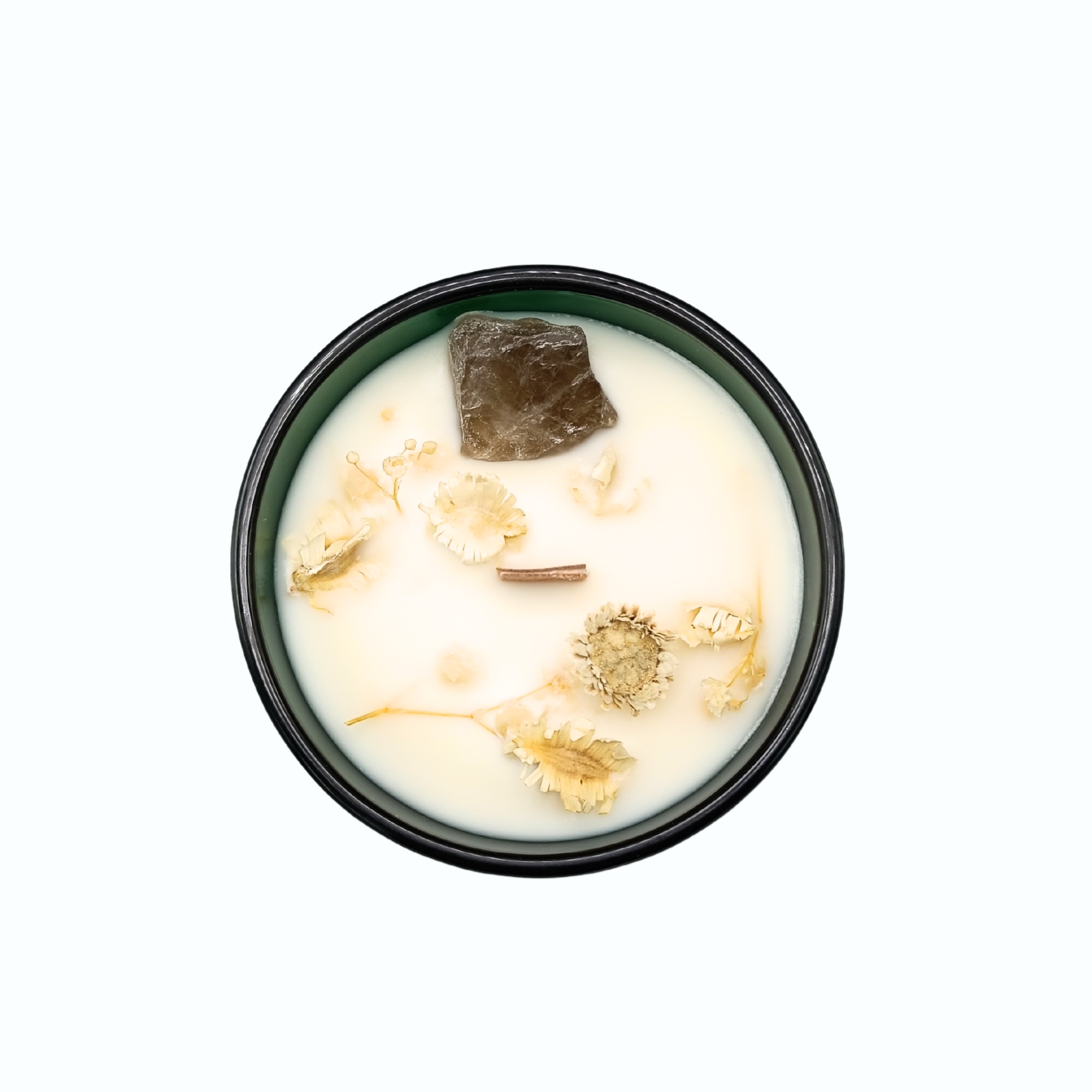 Hop Hare Crystal Candle Jasmine Garden & Rock Quartz 330g