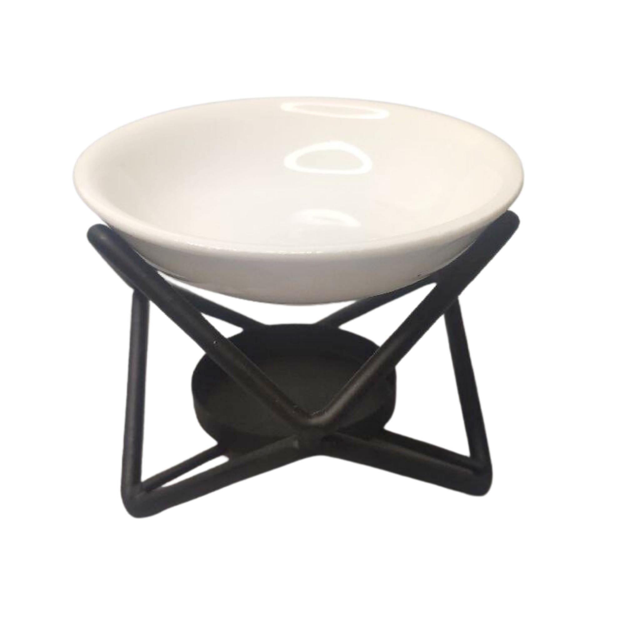 Ceramic & Metal Hexagonal Wax Melt Burner