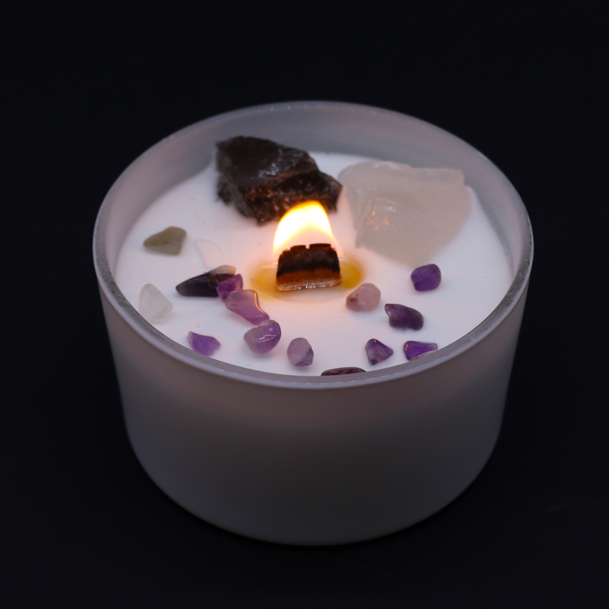 Chakra Crystal Candle Crown Chakra 
