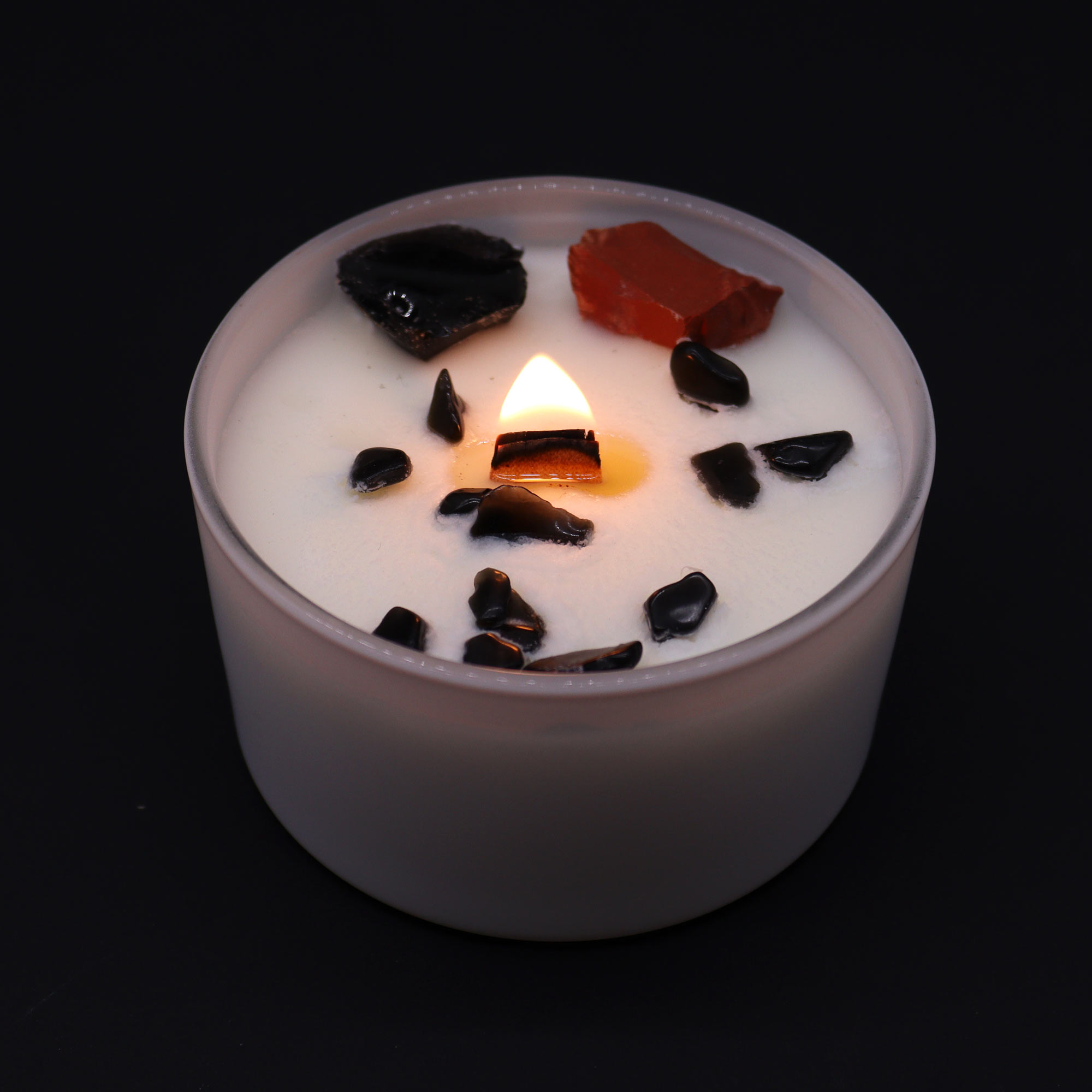 Chakra Crystal Candle Root Chakra
