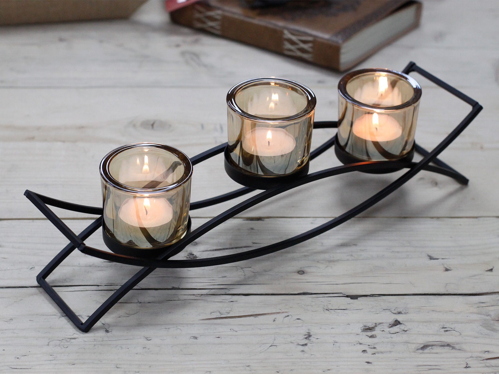 Triple Tealight Holder