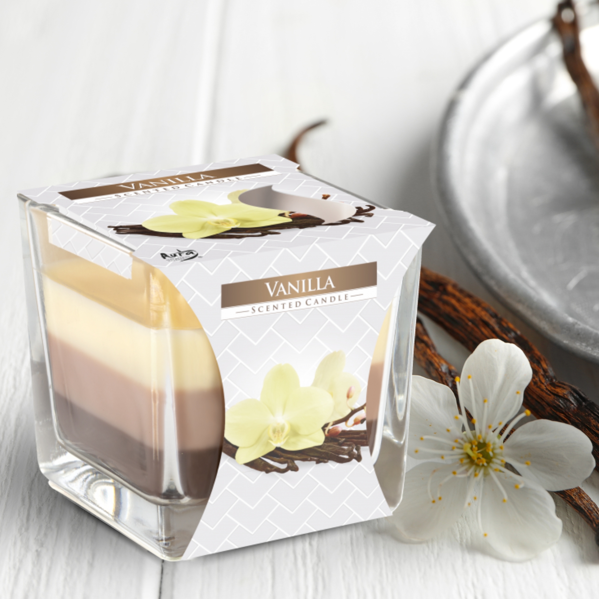 Vanilla Layered Scented Candle 170g