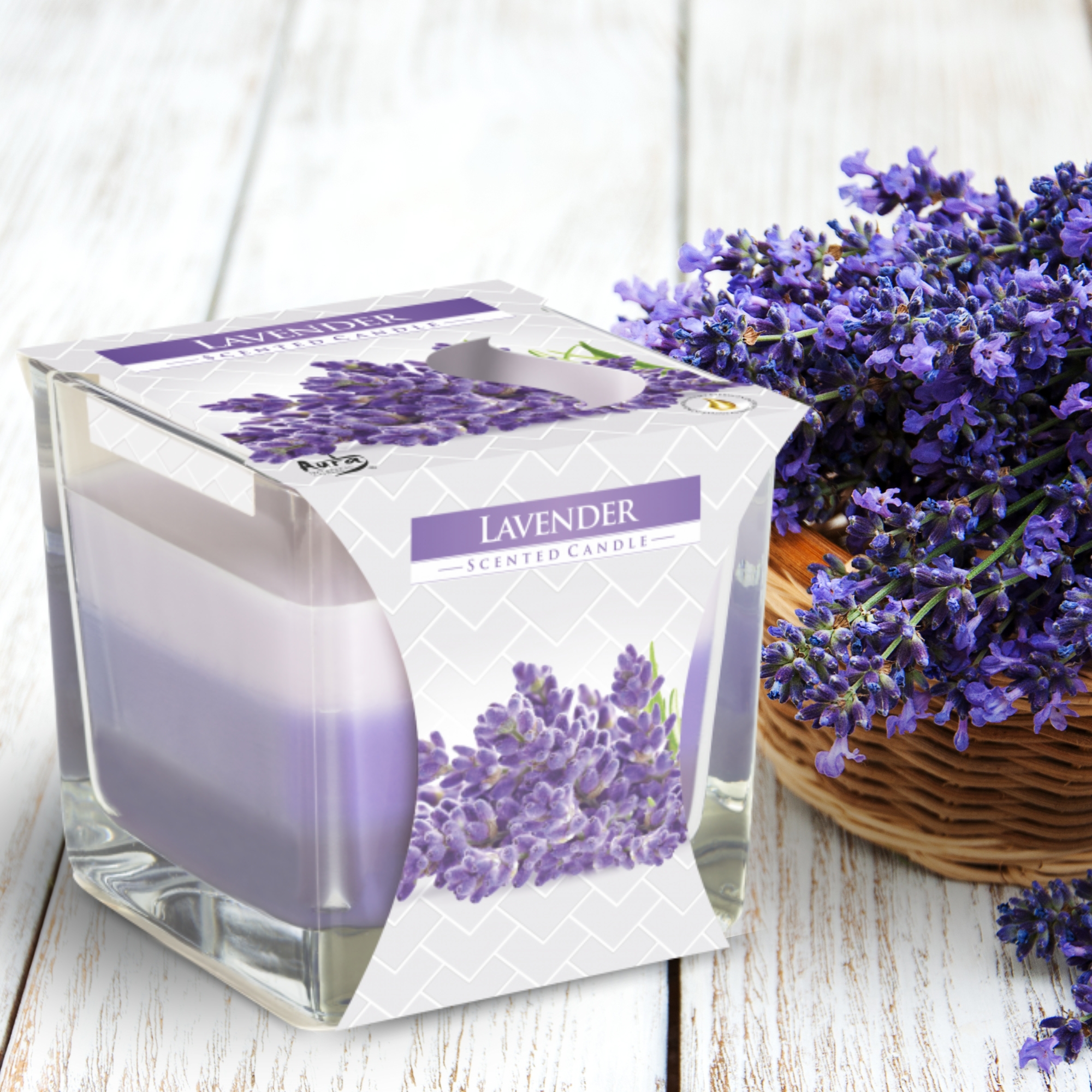 Lavender Layered Scented Candle 170g