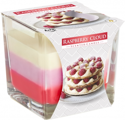 Raspberry Cloud Layered Scented Candle 170g
