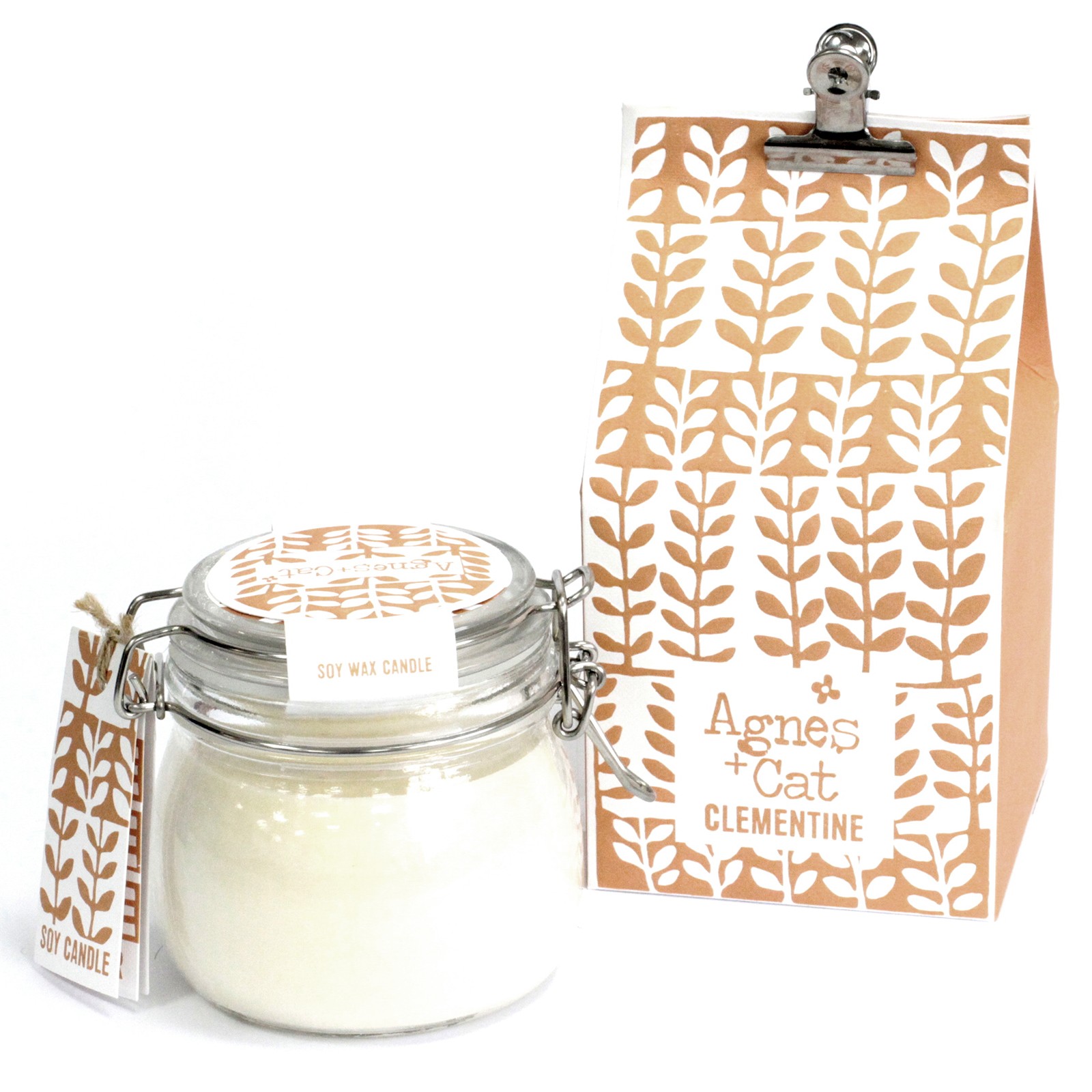 Agnes and Cat Jar Soy Wax Candles 400ml