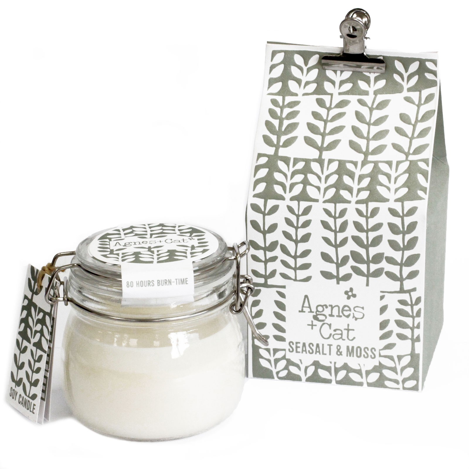 Agnes and Cat Jar Soy Wax Candles 400ml