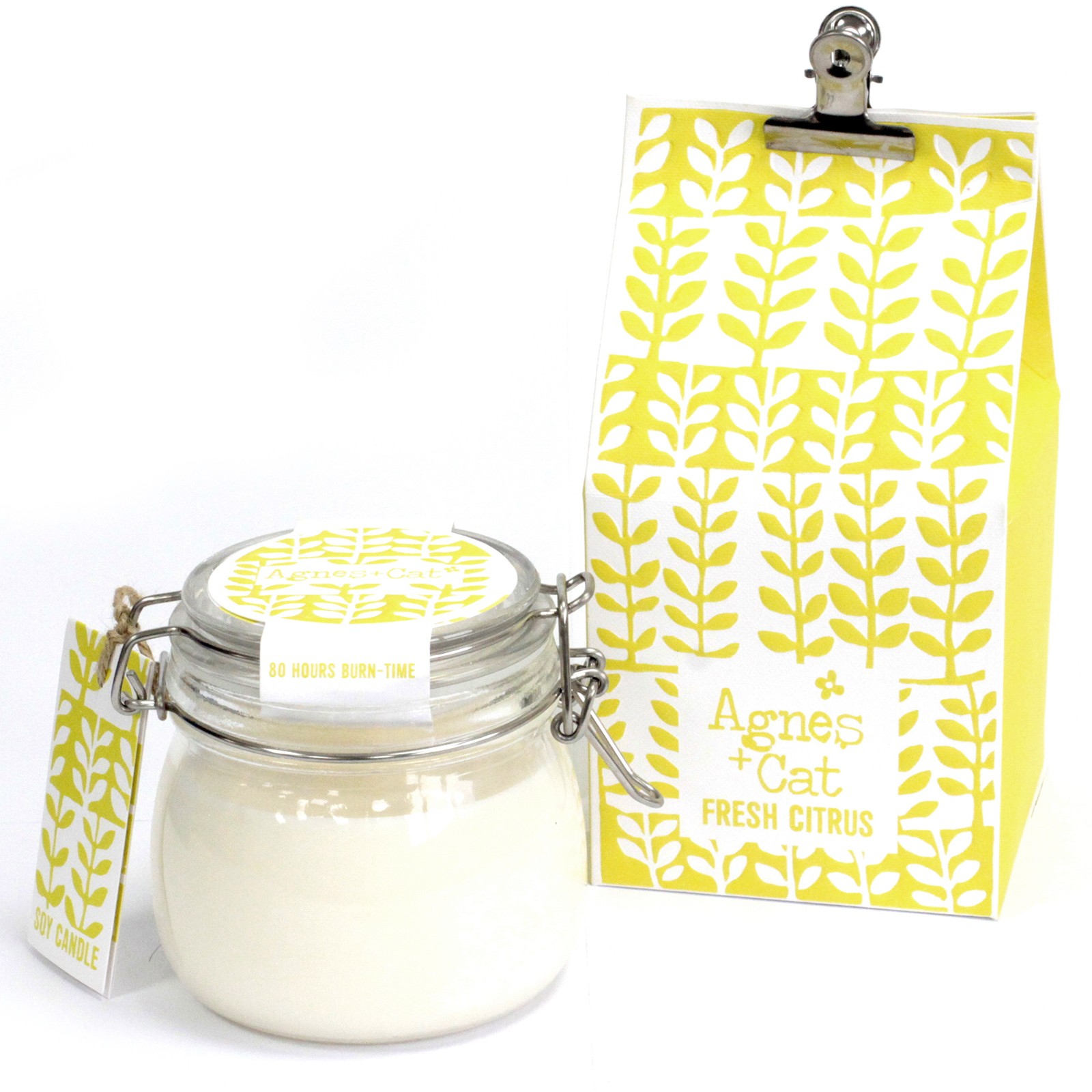 Agnes and Cat Jar Soy Wax Candles 400ml