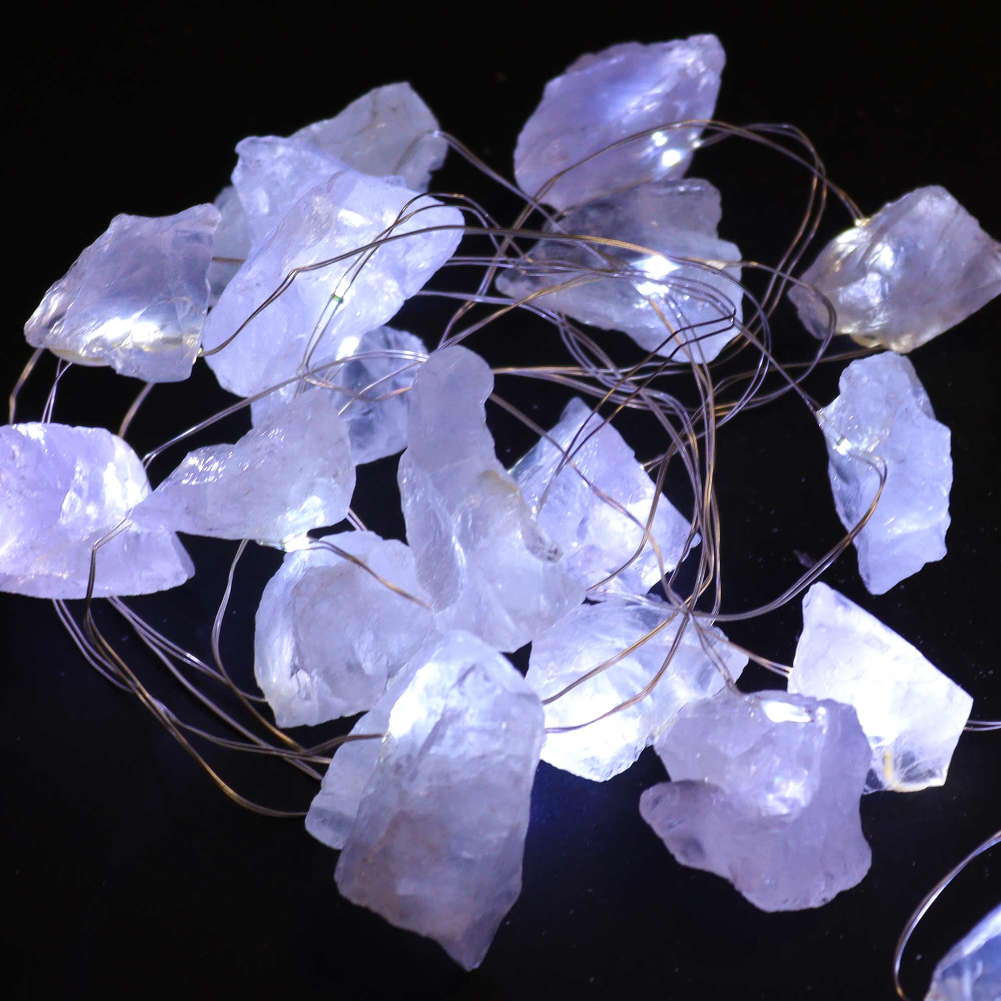 LED Rock Quartz Gemstone Lights