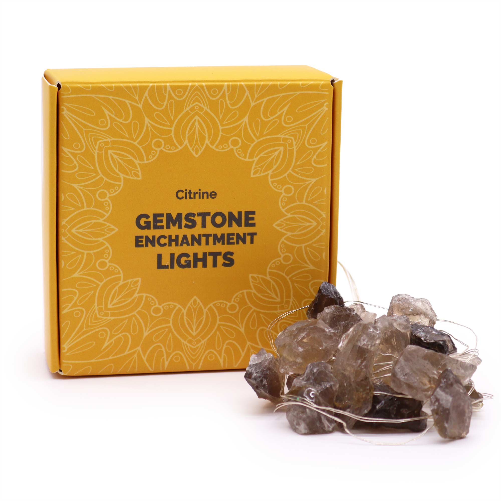 LED Citrine Gemstone Enchantment Lights
