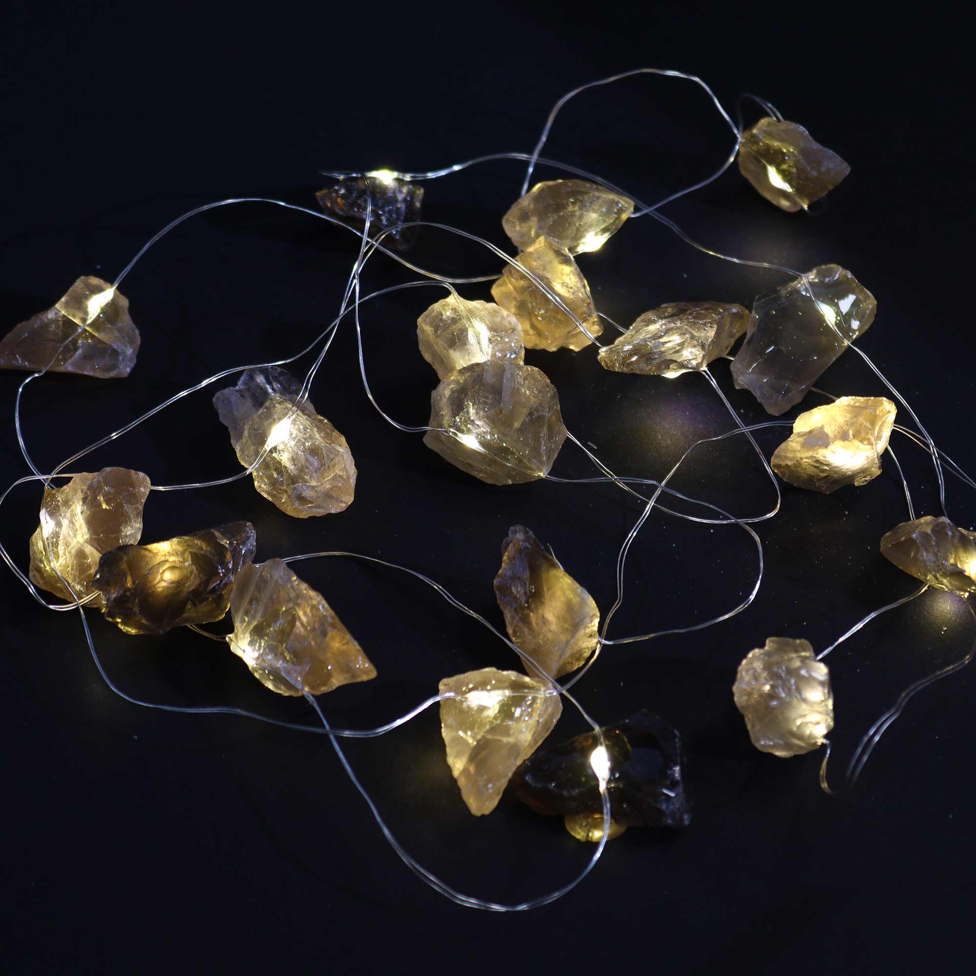 LED Citrine Gemstone Enchantment Lights