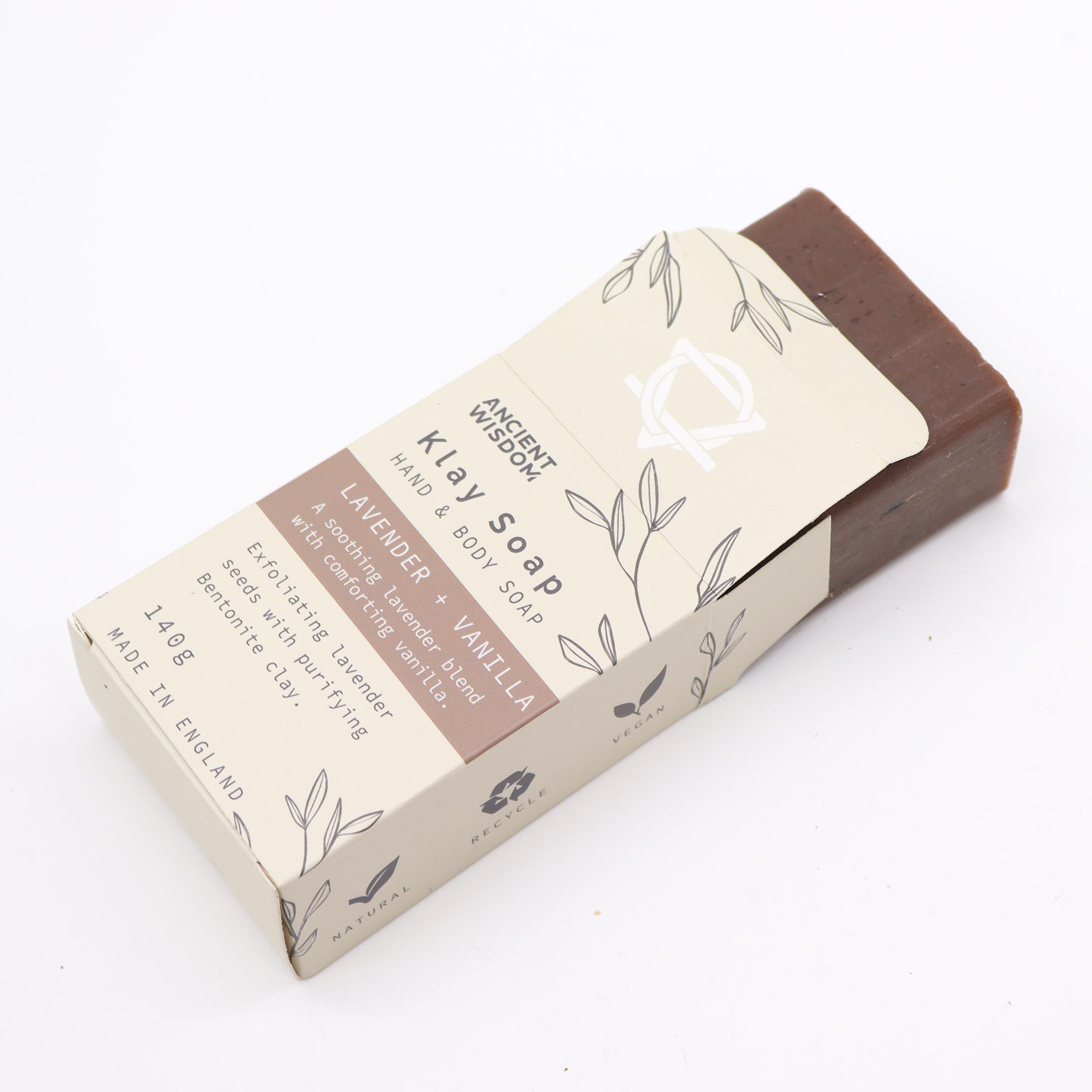 Lavender and Vanilla Klay Soap 145g