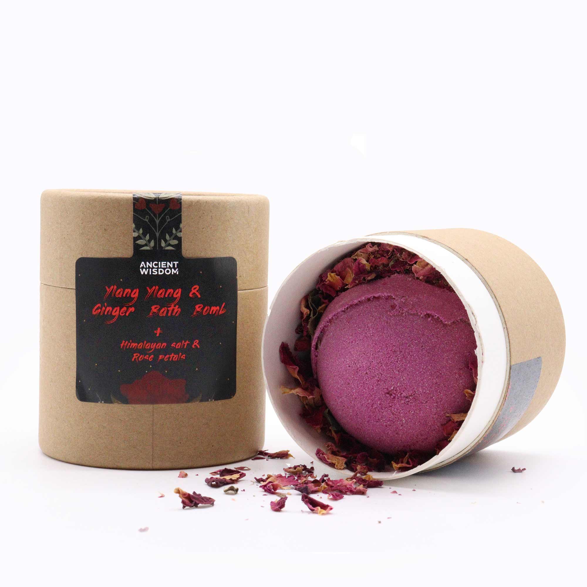Ylang Ylang and Ginger Himalayan Bath Bomb 170g