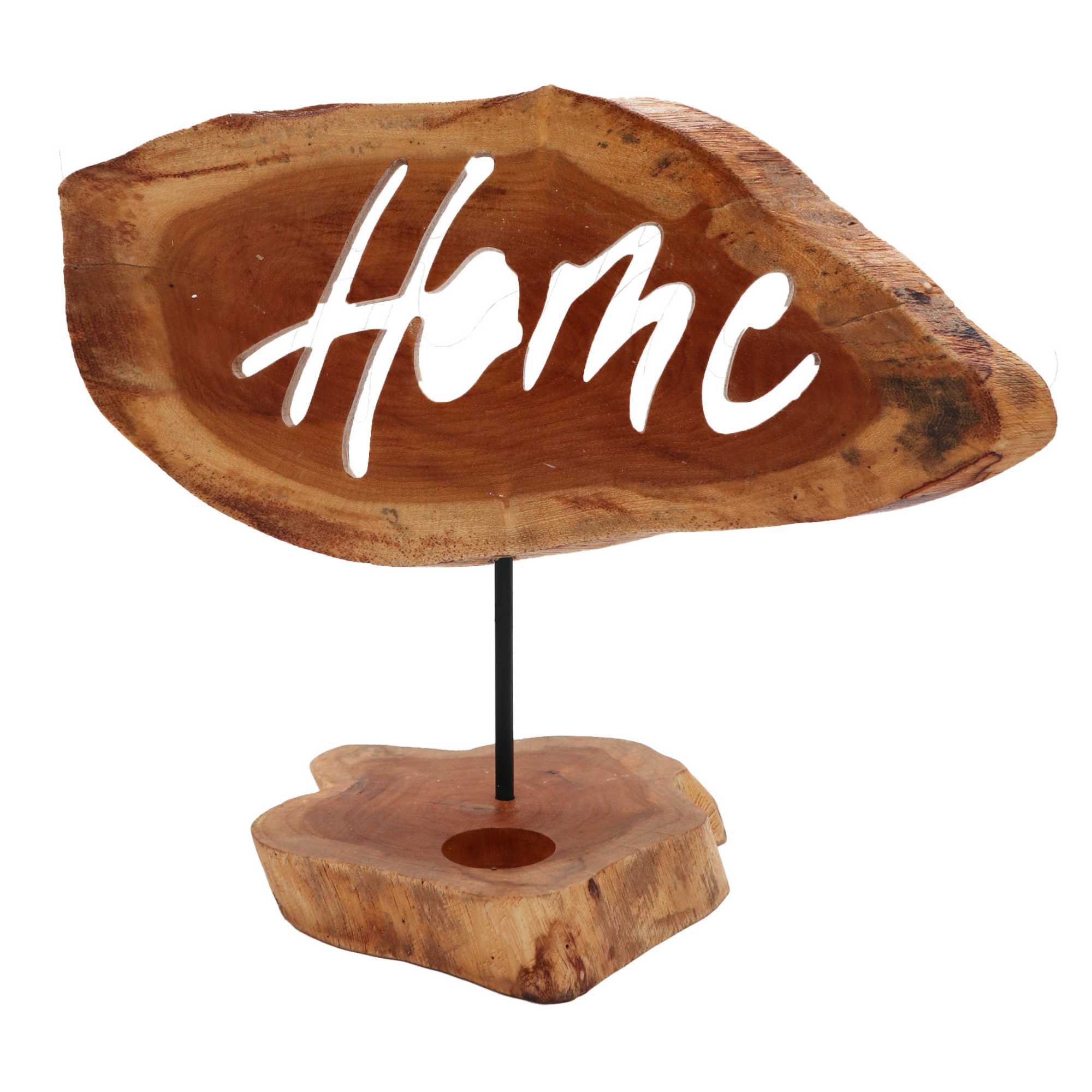 Wooden Home Tealight Sign