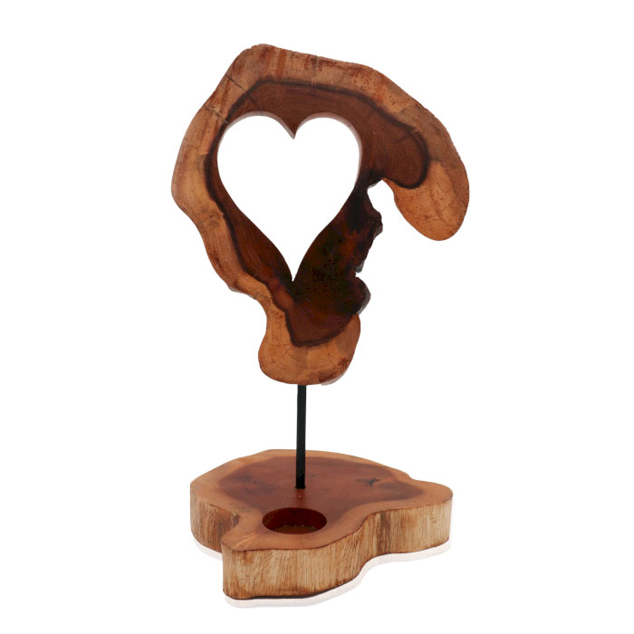Heart Shape Tealight Holder Sign