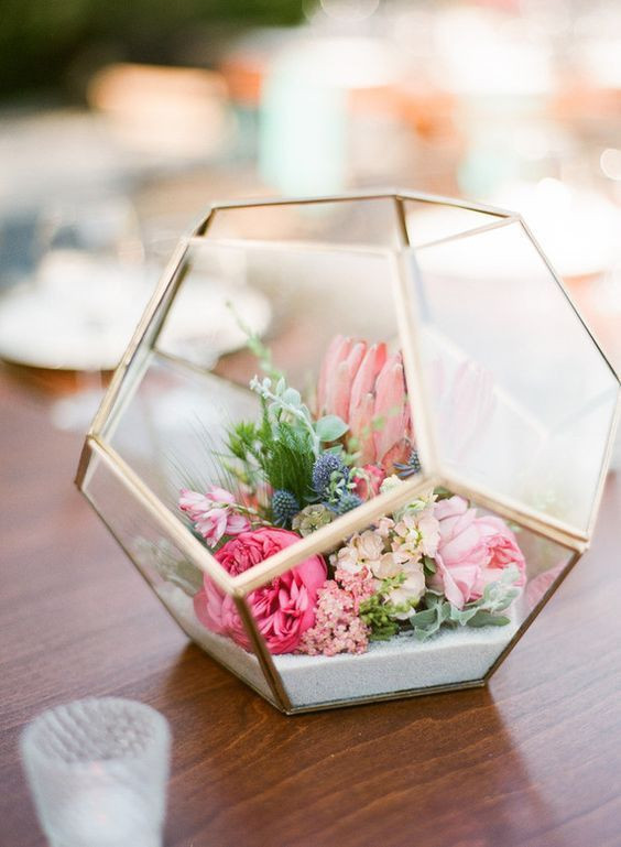 Large Octagon Glass Terrarium