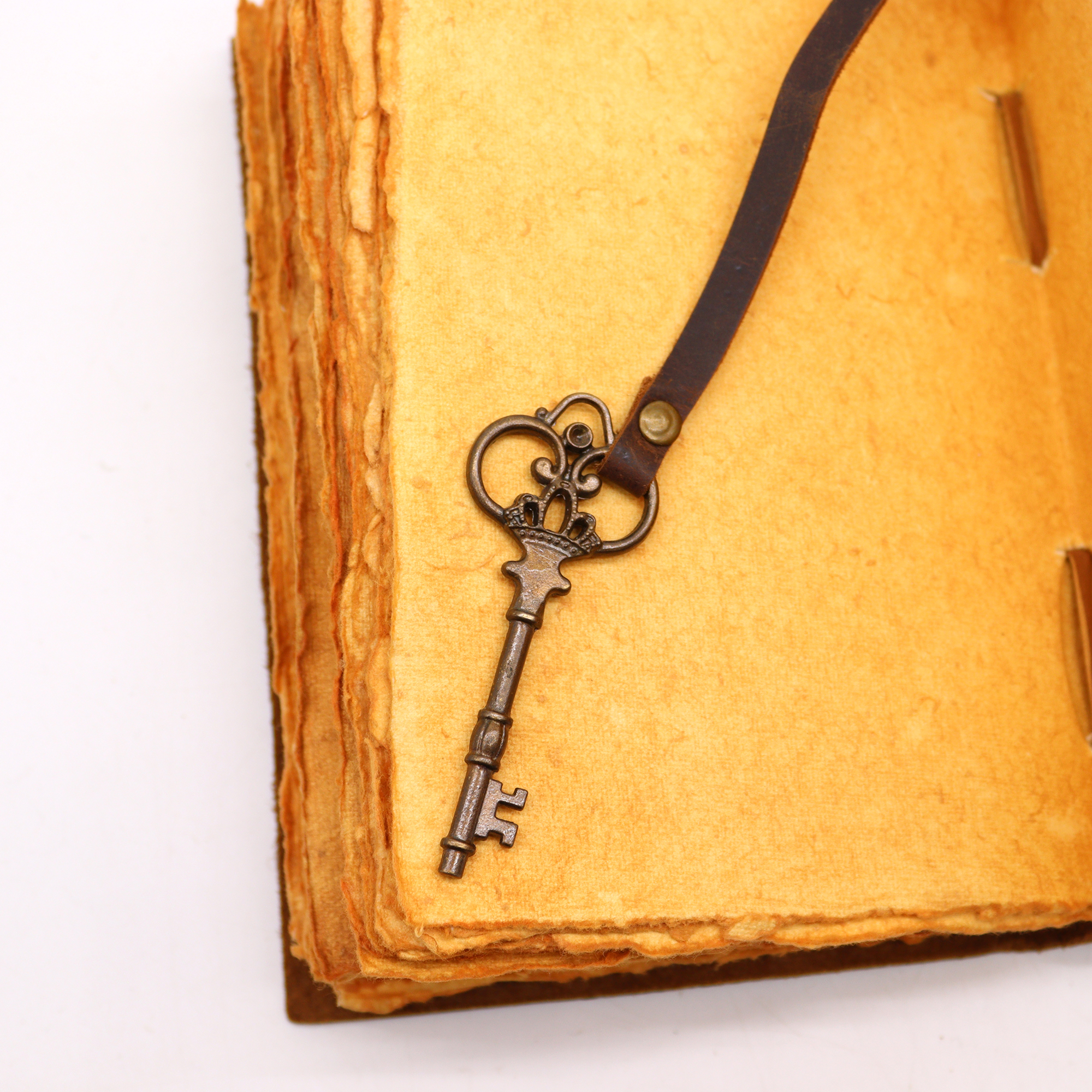 Leather Wrap Key Journal 