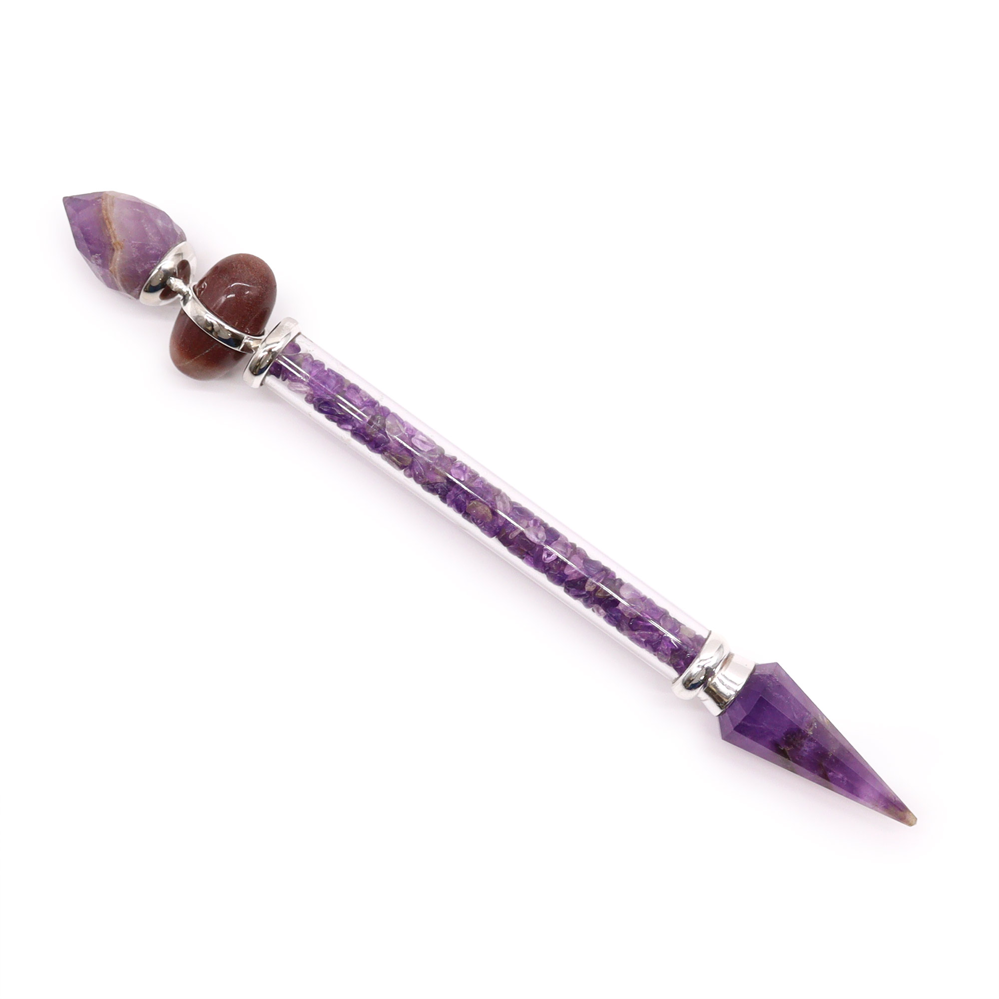 Shiva Lingam Amethyst Crystal Wand