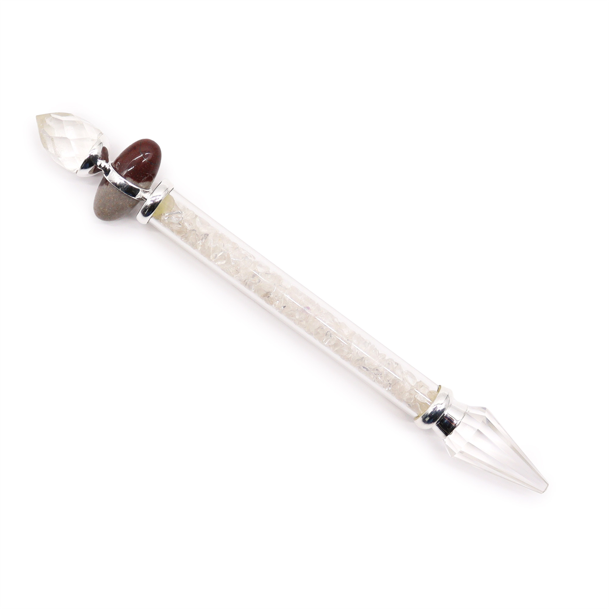 Rock Quartz Shiva Lingam Wand
