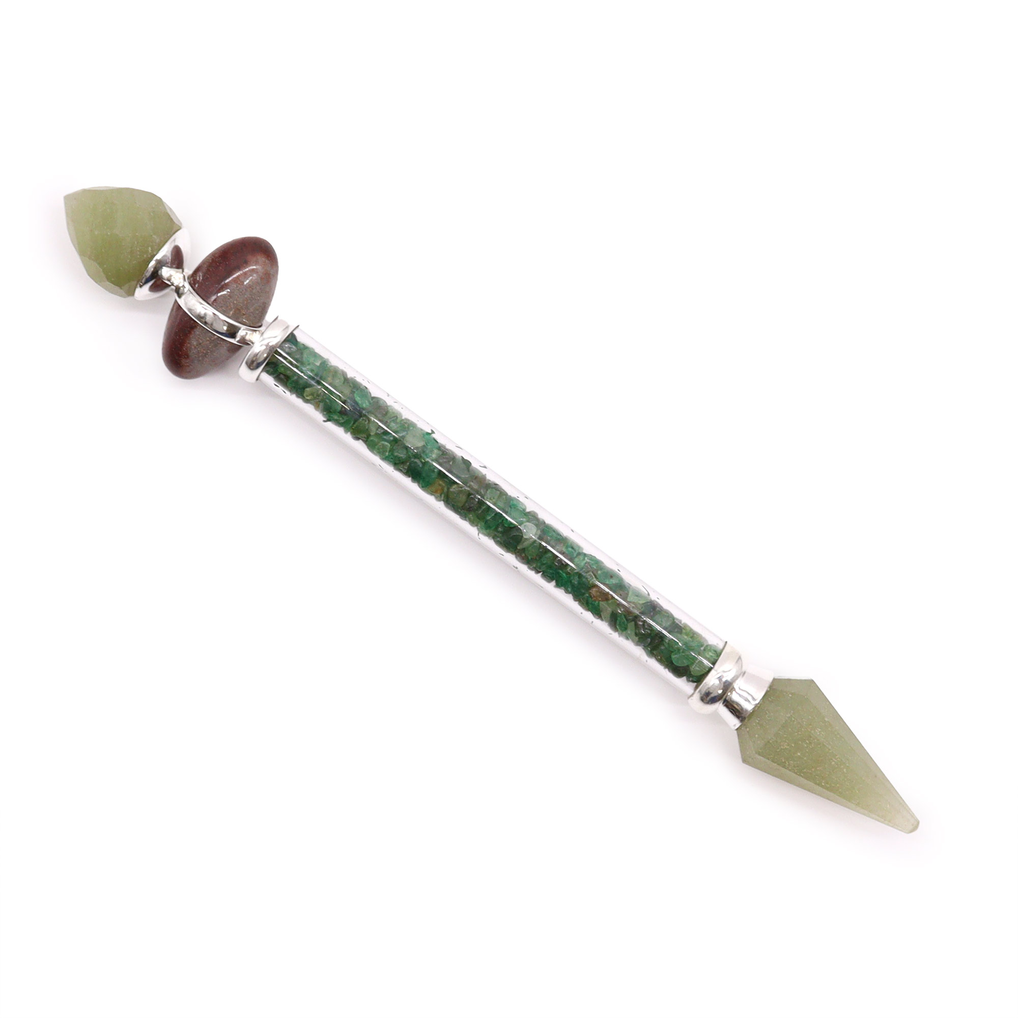 Green Aventurine Shiva Lingam Wand