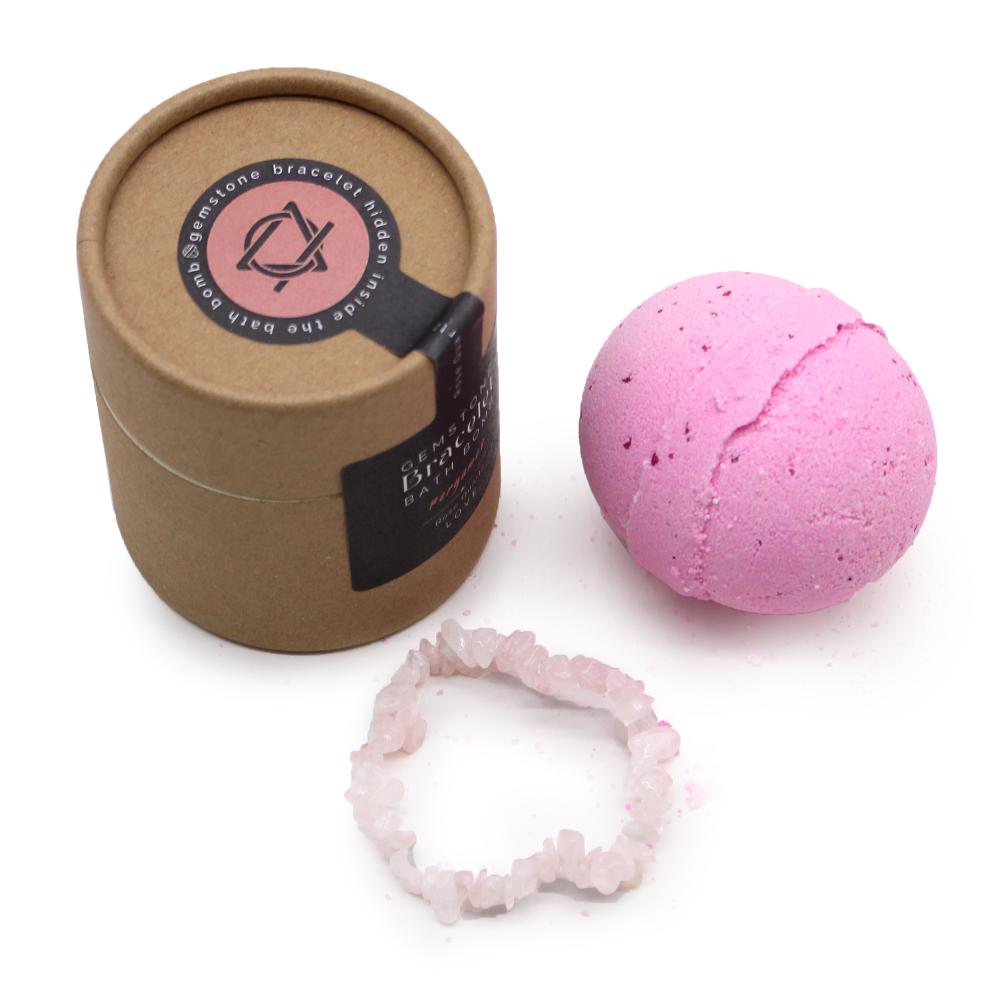 Rose Quartz Bracelet Bath Bomb