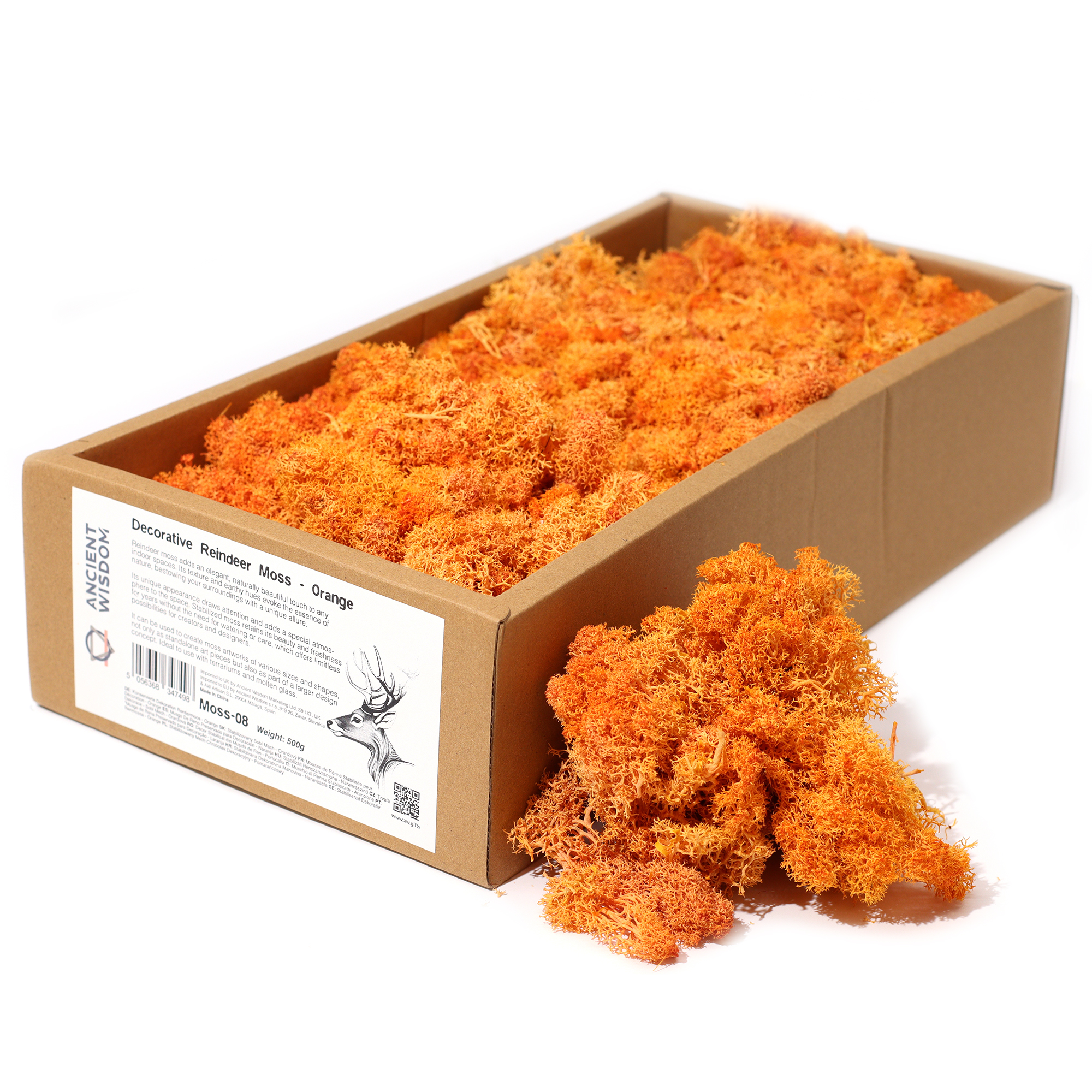 Orange Reindeer Moss 500g