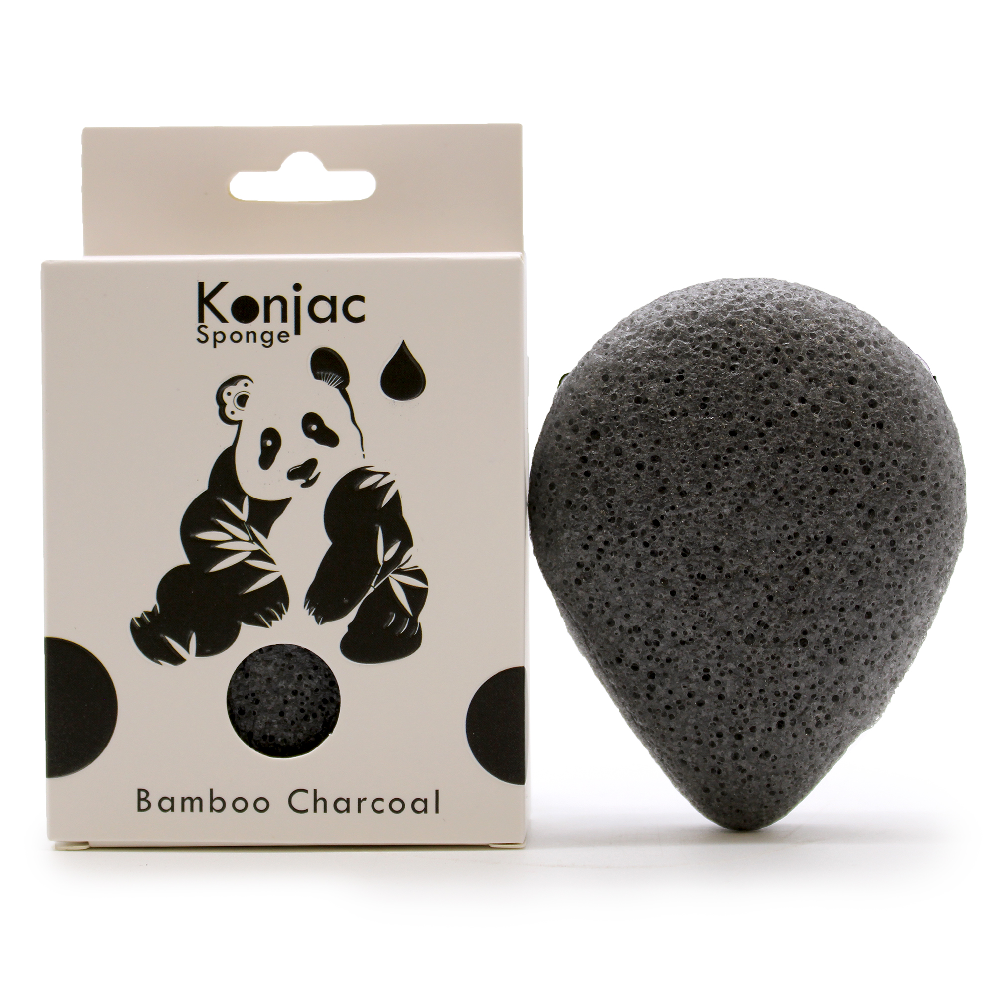 Konjac Bamboo Charcoal Sponge