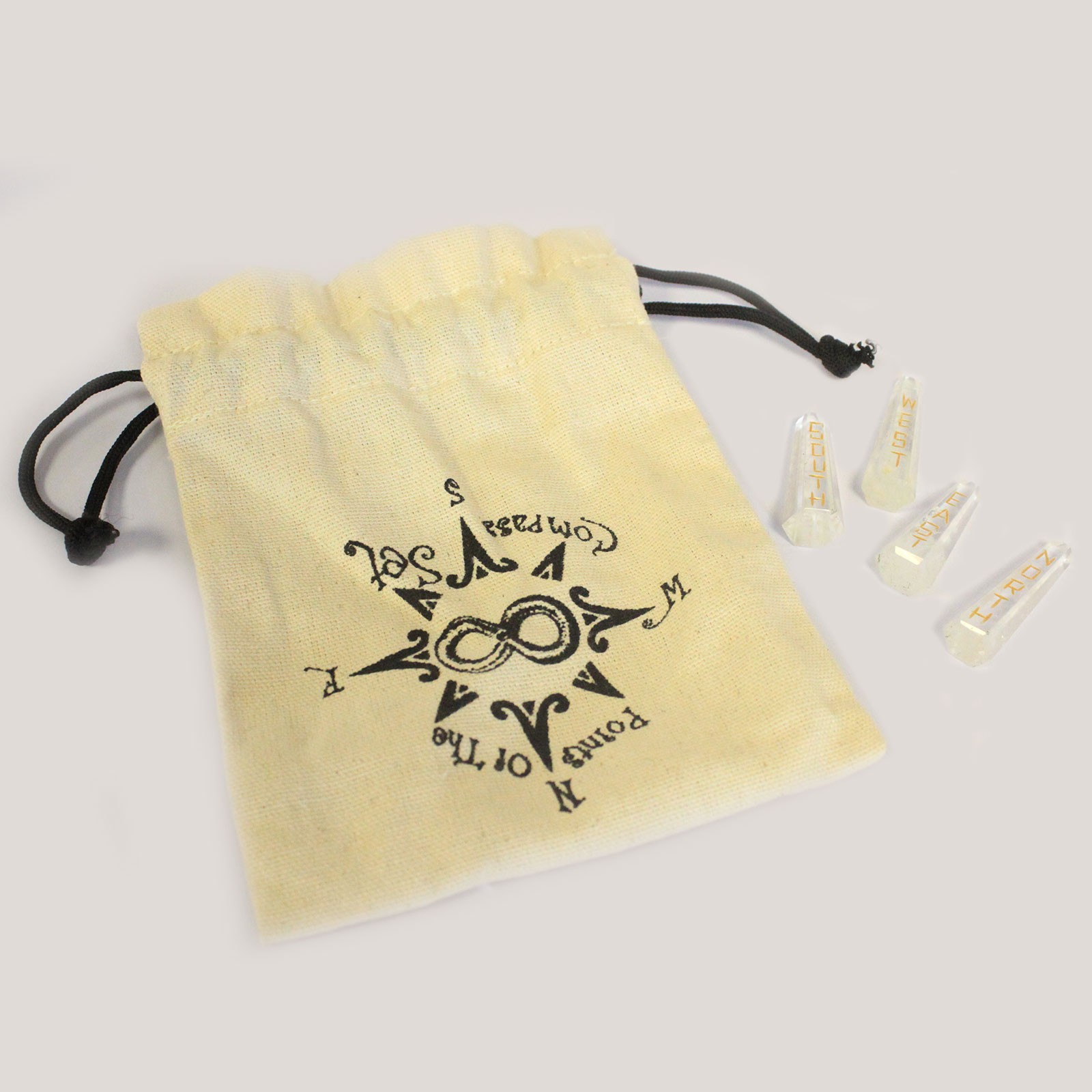 Cardinal Points Rock Quartz Set