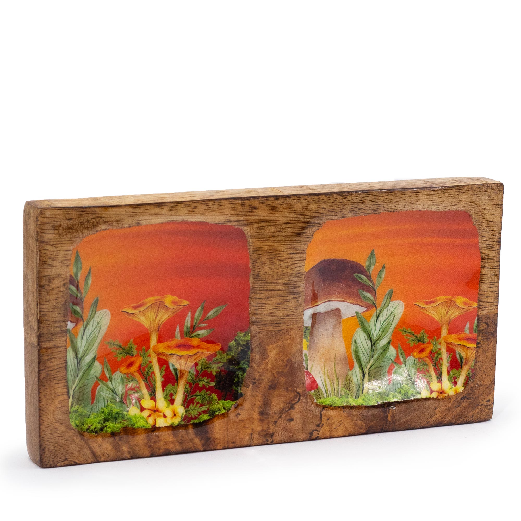 Sunset Forest Mushroom Trinket Tray